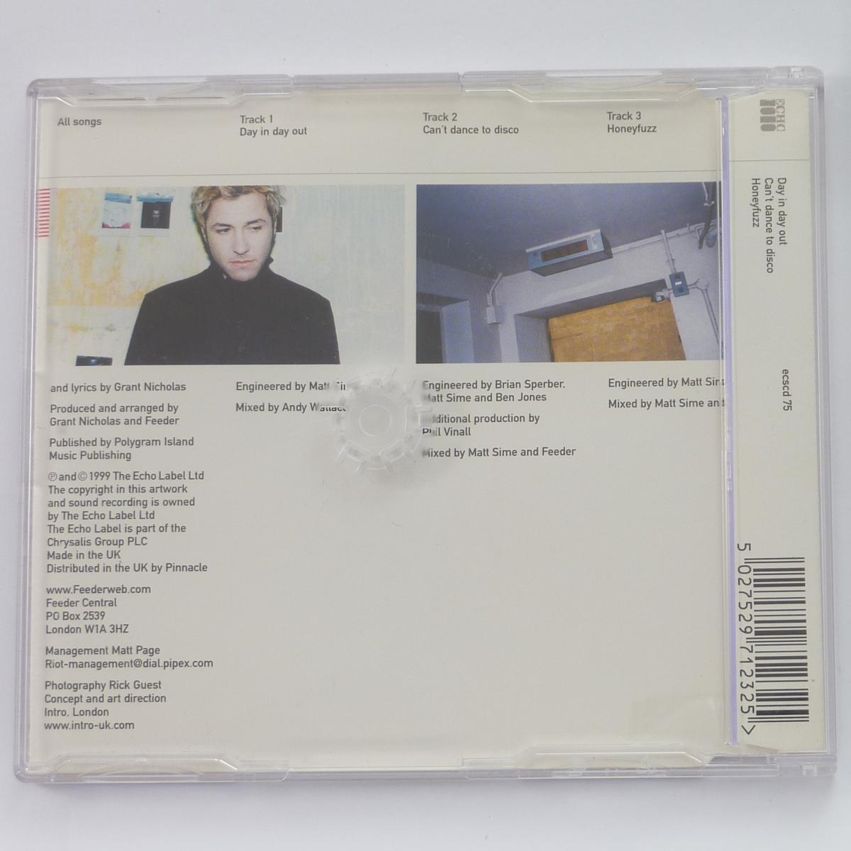 Feeder Day In Day Out CD Single CD1