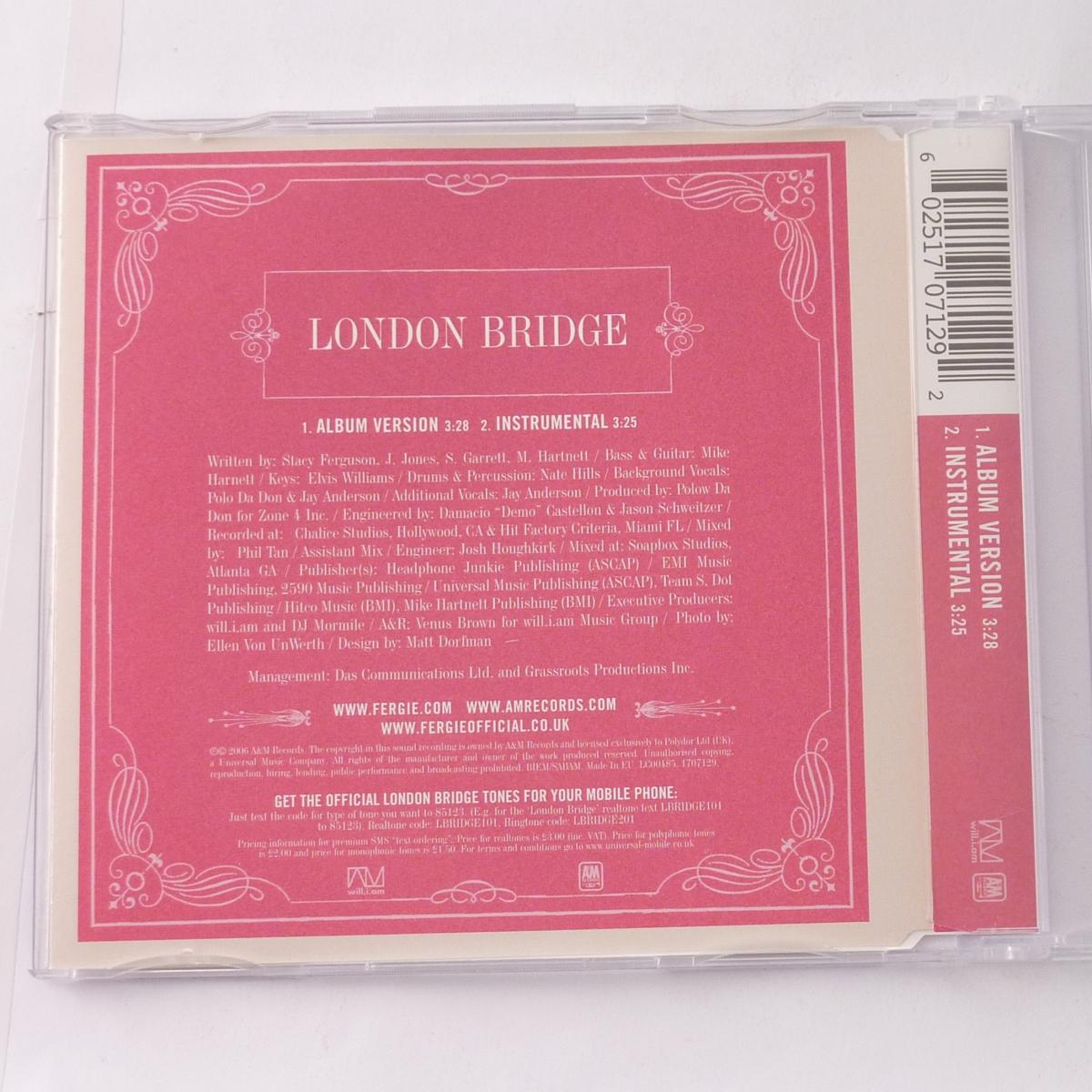 Fergie London Bridge CD Single