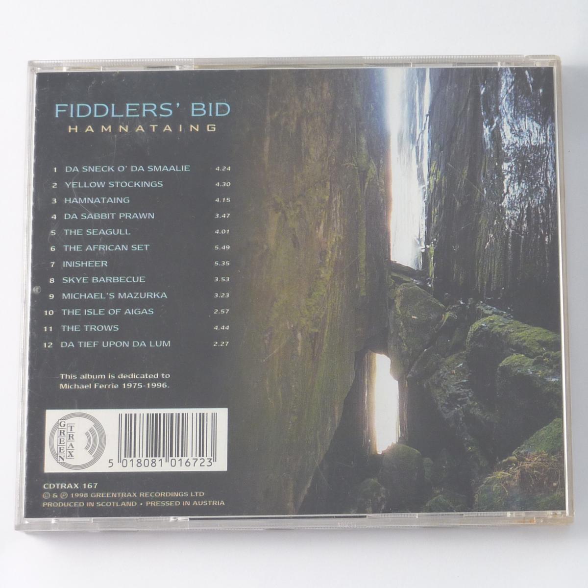 Fiddler's Bid Hamnataing CD Album