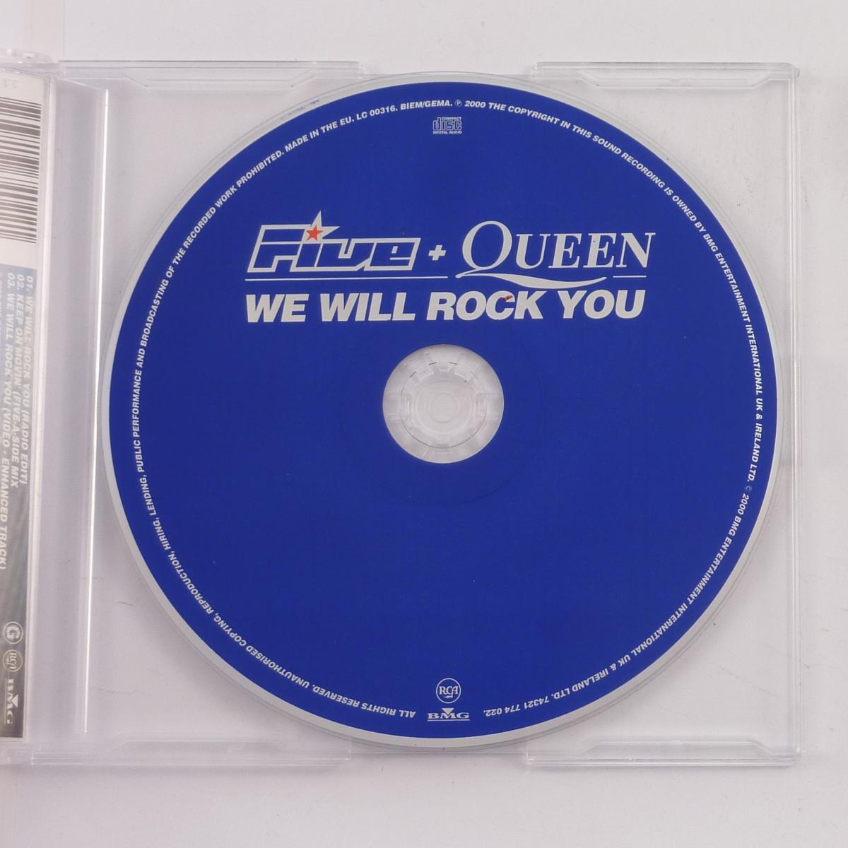 Five + Queen We Will Rock You CD Single Enhanced