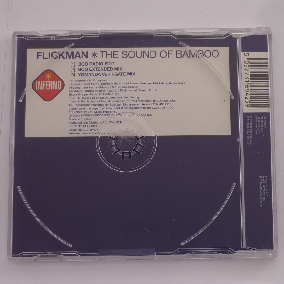 Flickman The Sound Of Bamboo CD Single