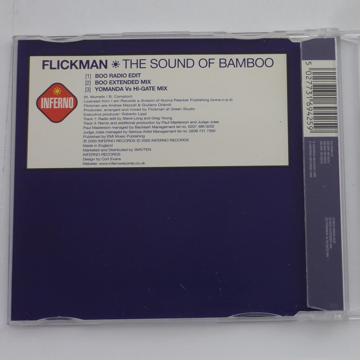 Flickman The Sound Of Bamboo CD Single