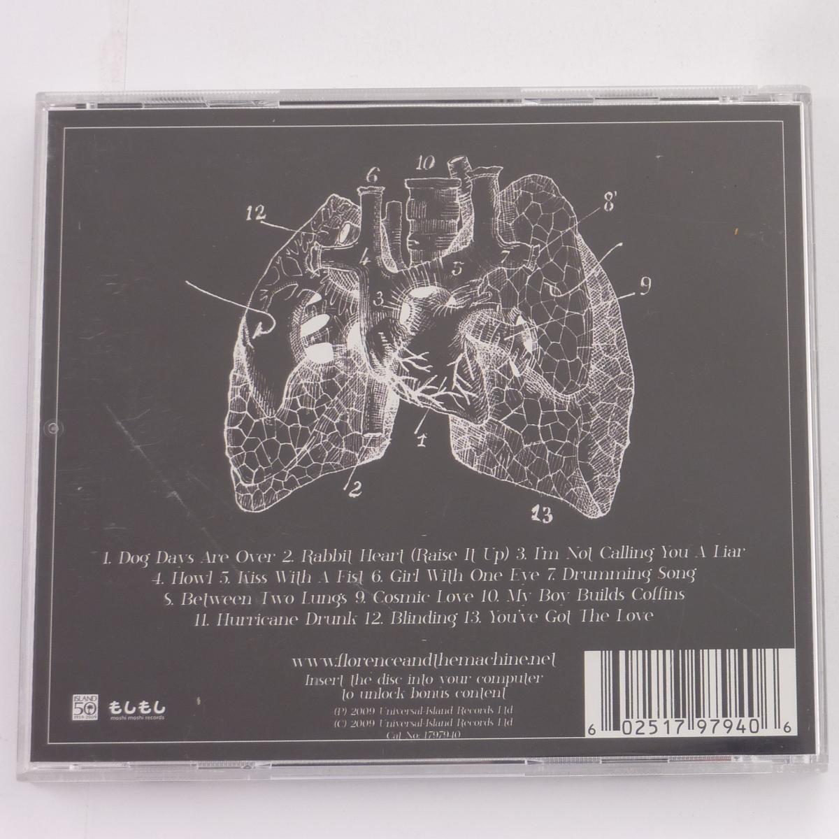 Florence + The Machine Lungs CD Album Enhanced