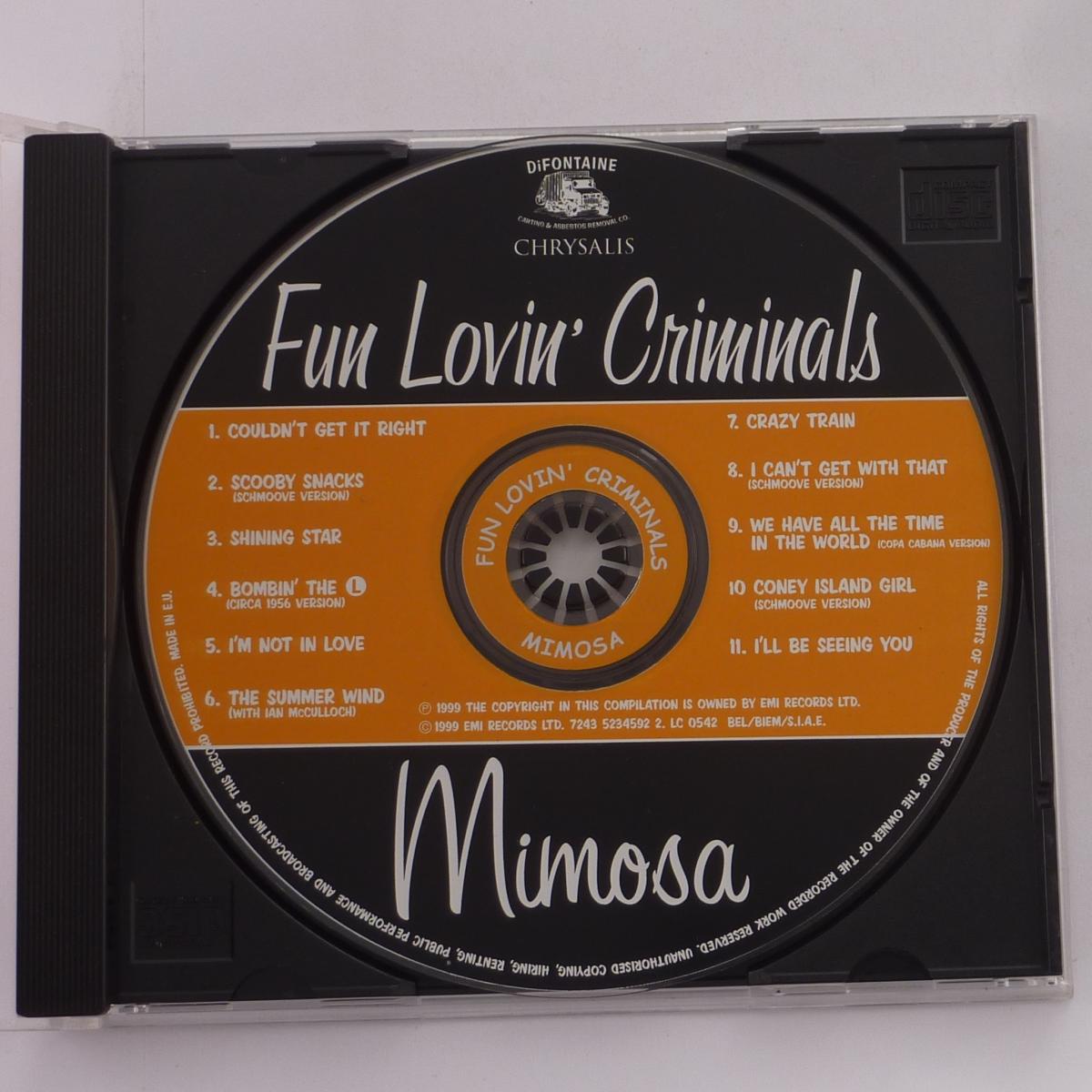 Fun Lovin' Criminals Mimosa CD Compilation