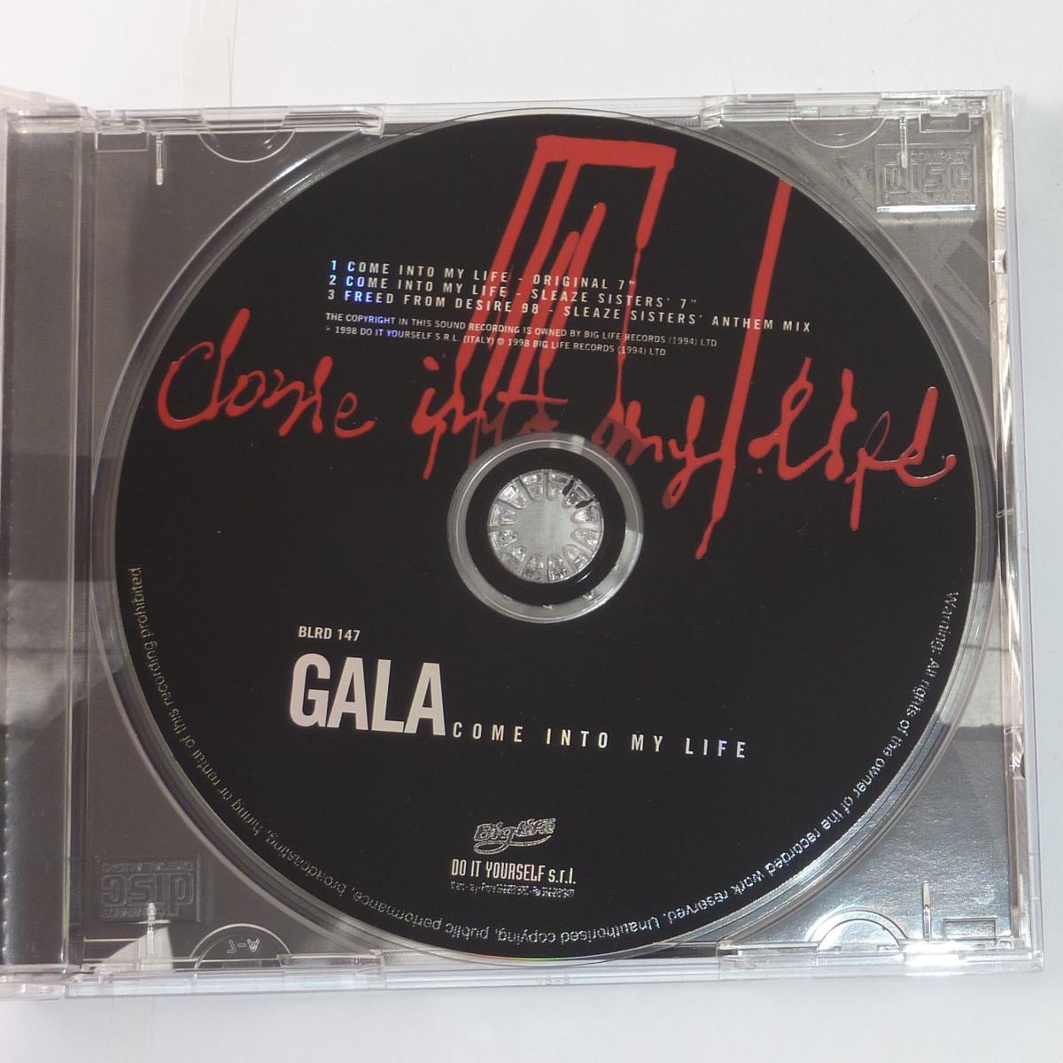 Gala Come Into My Life CD Single