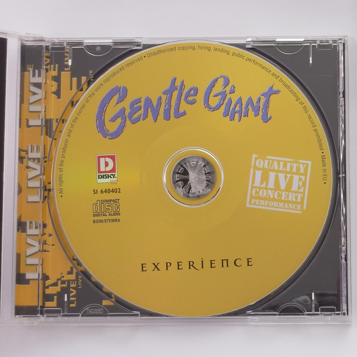 Gentle Giant Experience CD Album