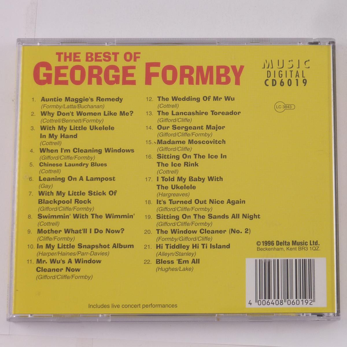 George Formby The Best Of George Formby CD Compilation