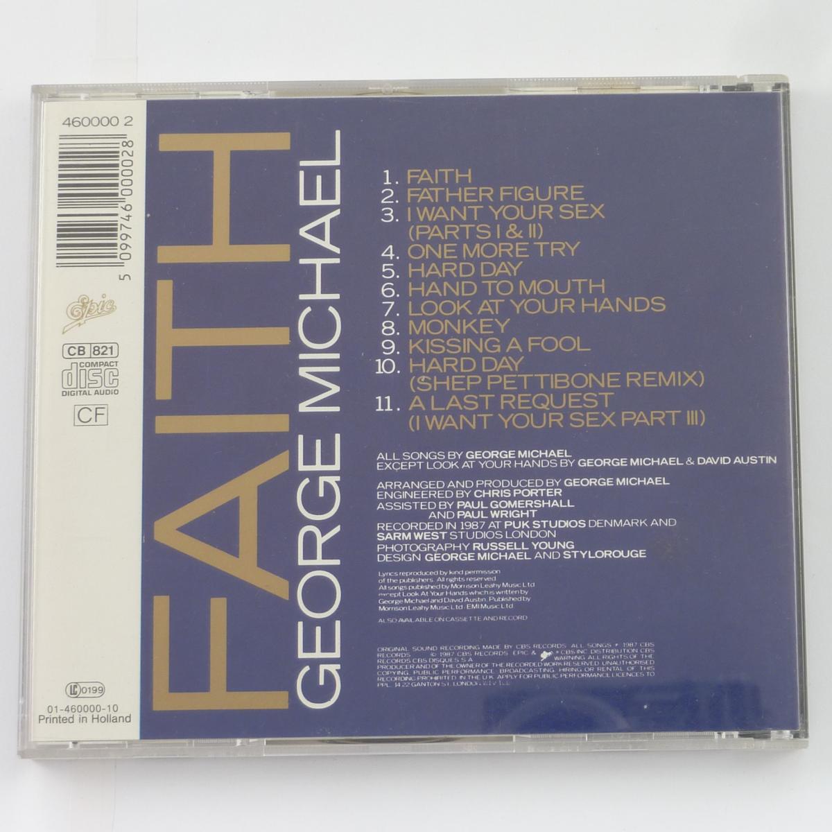 George Michael Faith CD Album