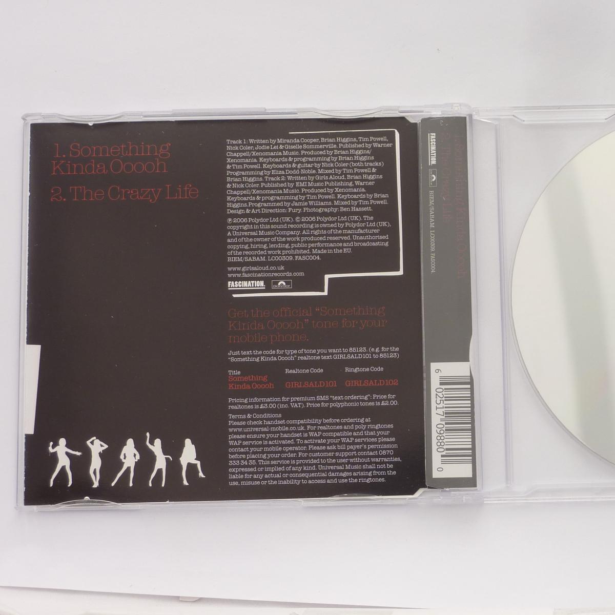 Girls Aloud Something Kinda Ooooh CD Single