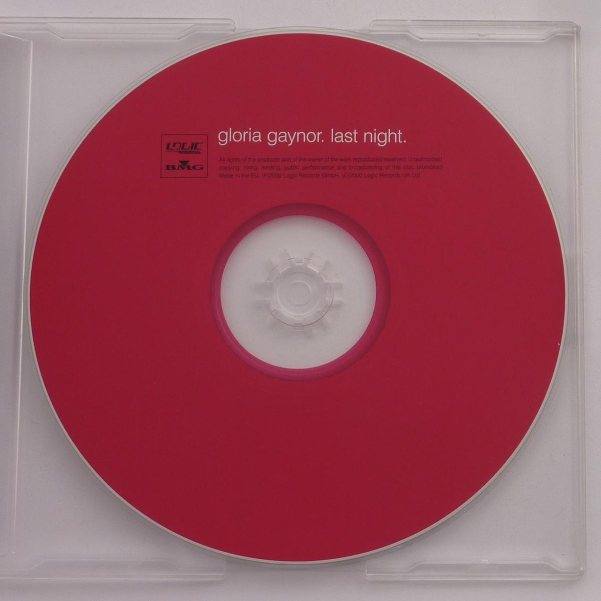 Gloria Gaynor Last Night CD Single