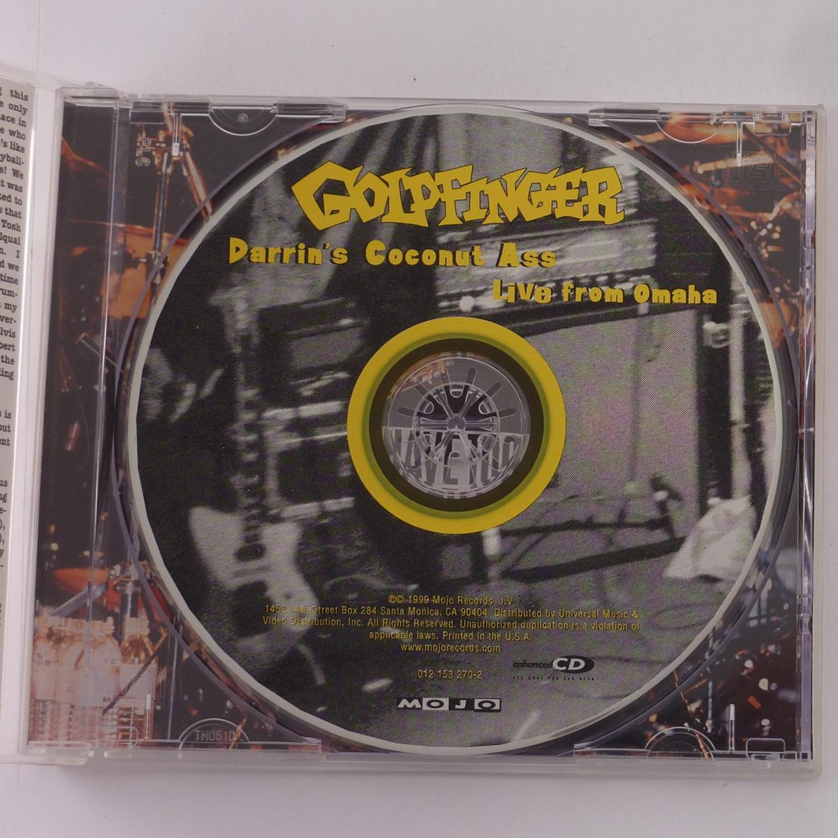 Goldfinger Darrin's Coconut Ass (Live From Omaha) CD Album Enhanced