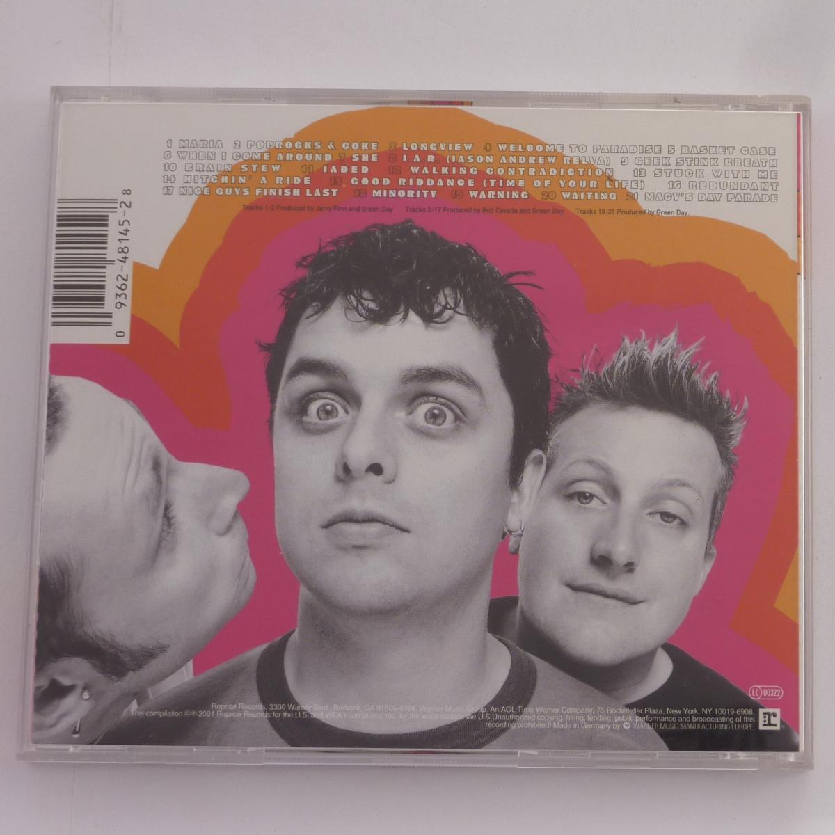 Green Day International Superhits! CD Compilation Stereo