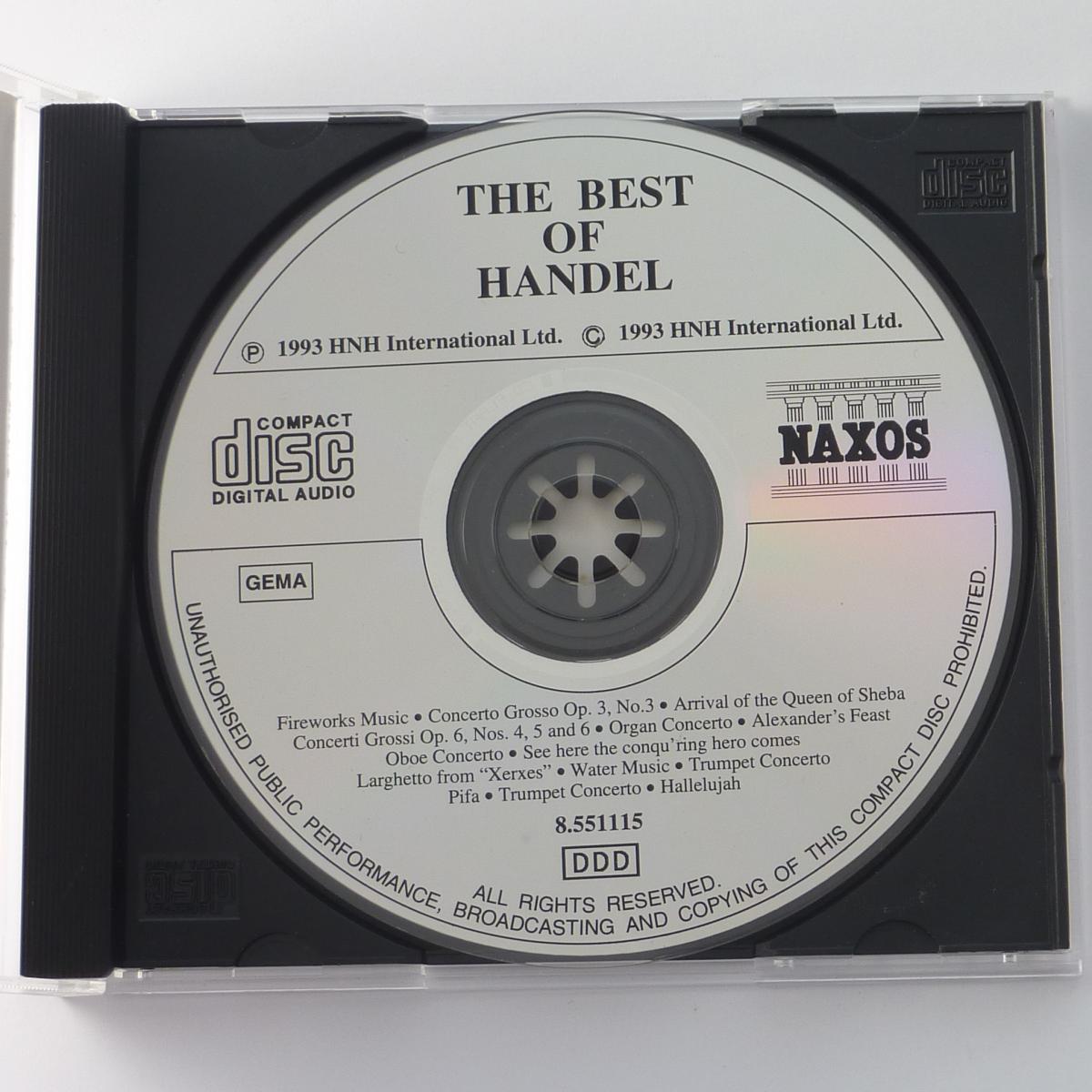 Handel The Best Of Handel CD Compilation