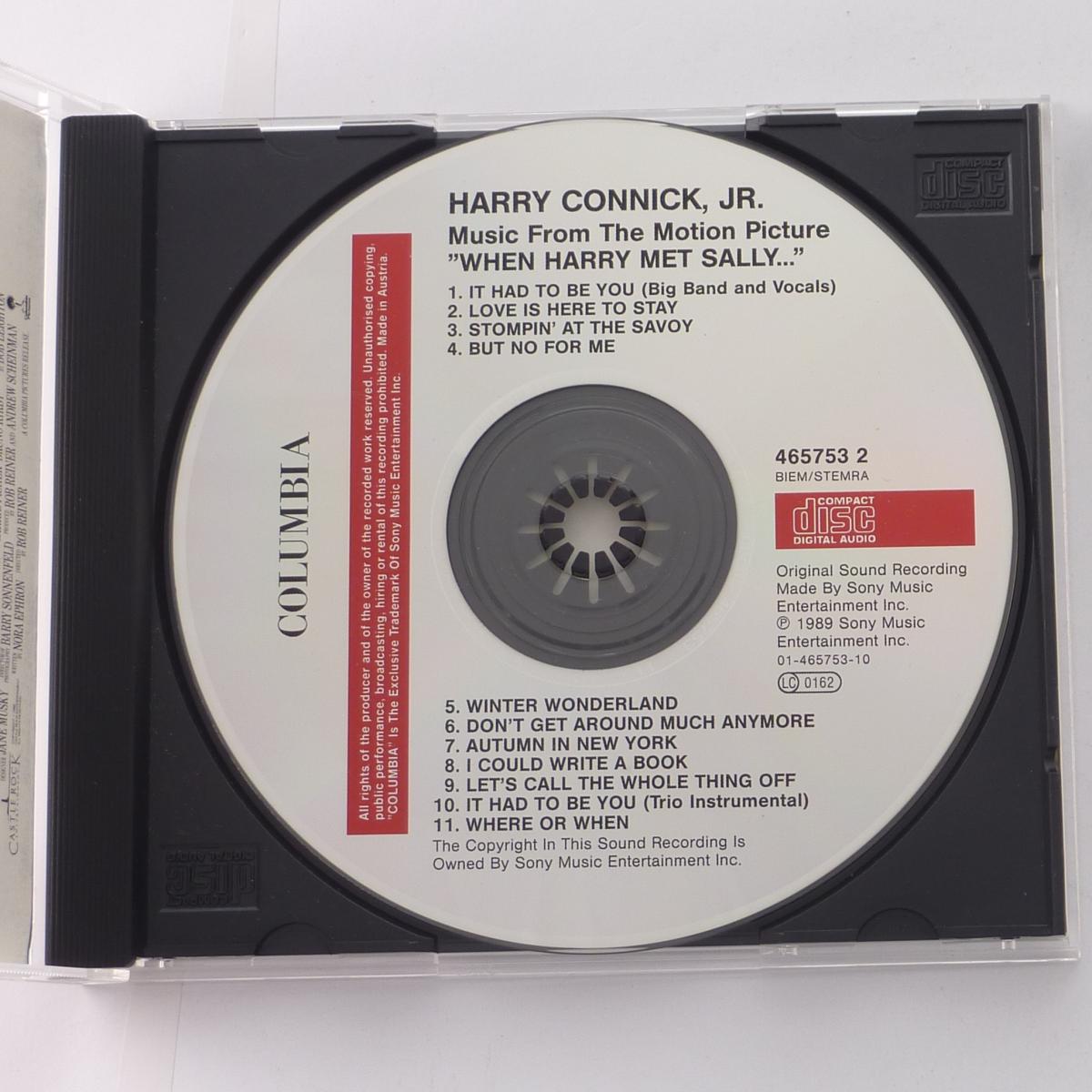 Harry Connick, Jr. Music From The Motion Picture "When Harry Met Sally..." CD Album Compilation