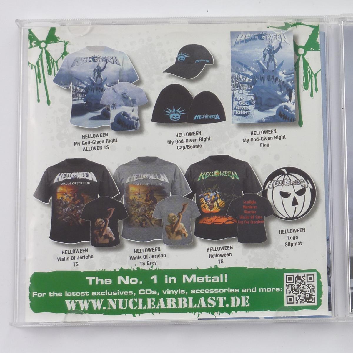 Helloween My God-Given Right CD Album