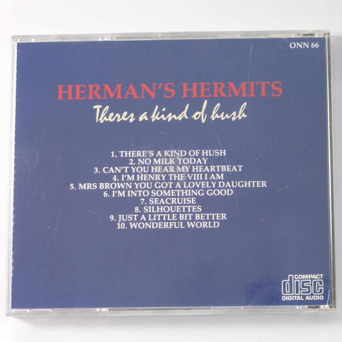 Herman's Hermits Theres A Kind Of Hush CD Compilation