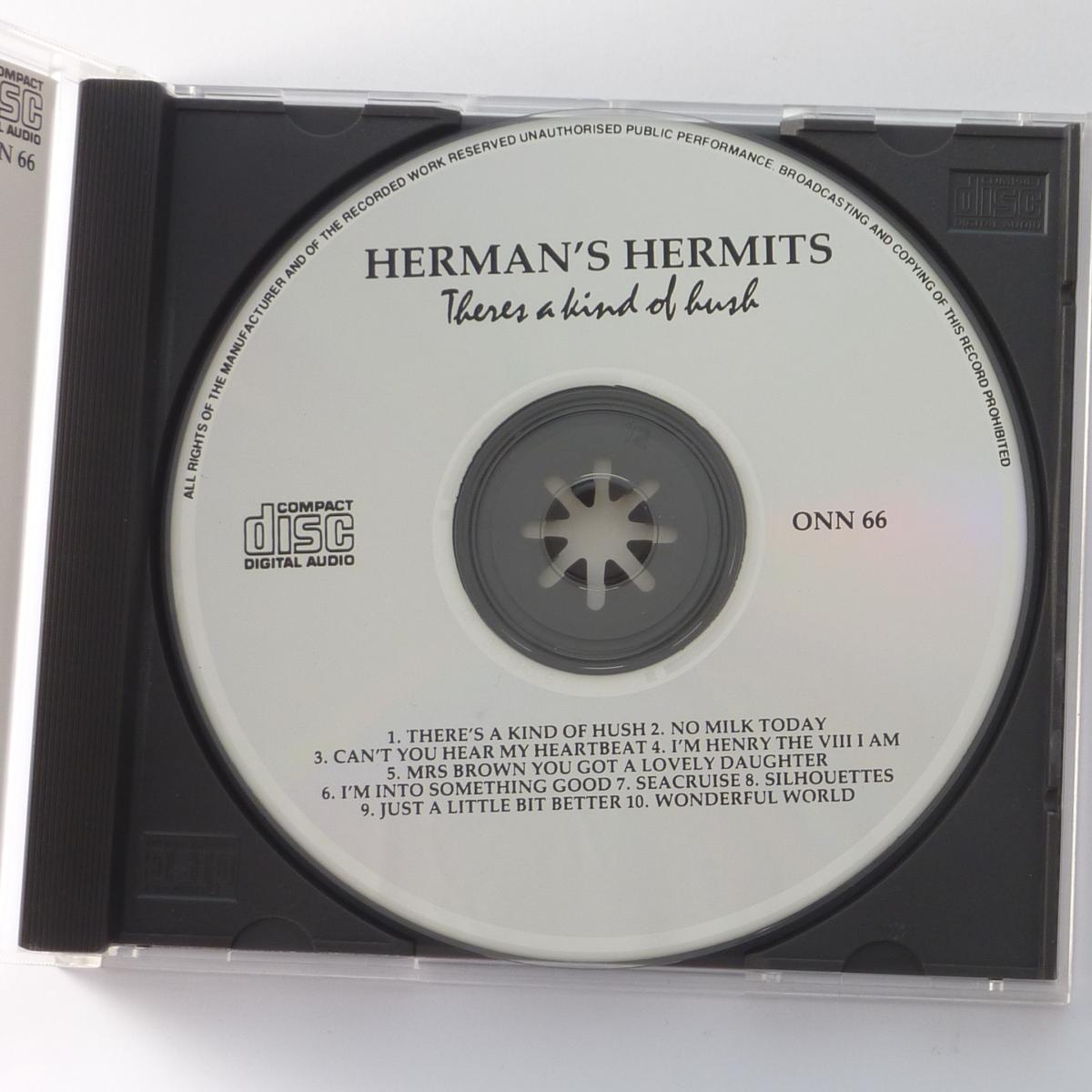 Herman's Hermits Theres A Kind Of Hush CD Compilation