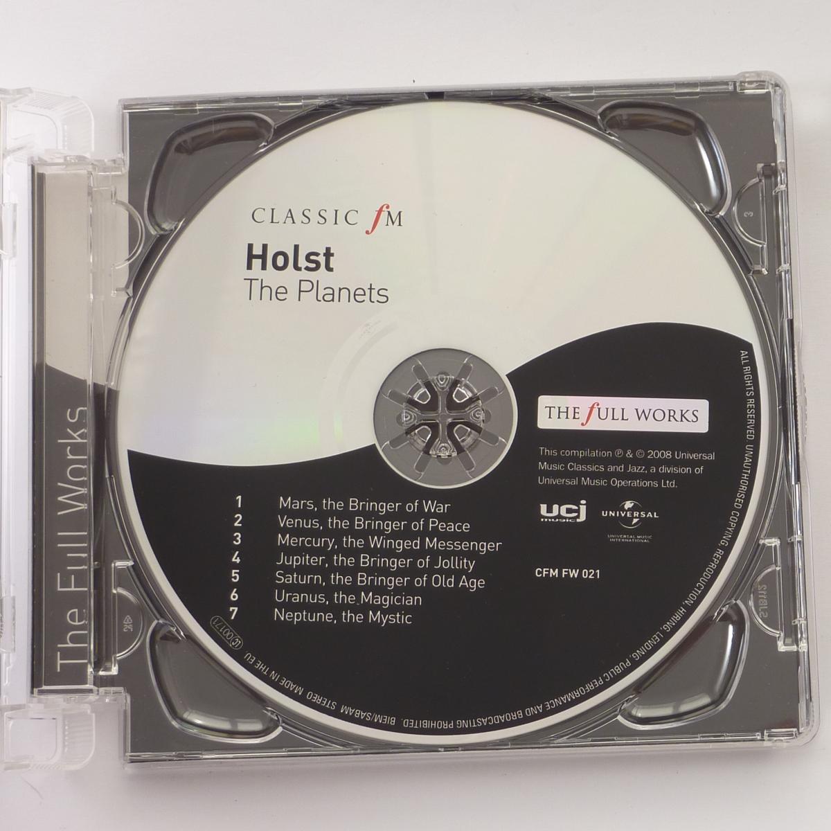 Holst The Planets CD Reissue