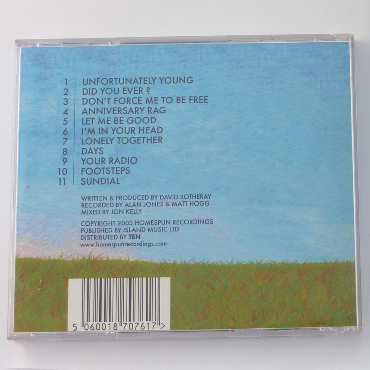 Homespun Homespun CD Album