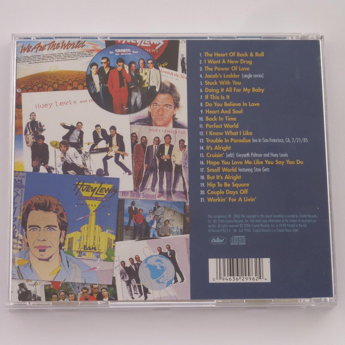 Huey Lewis & The News Greatest Hits CD Compilation