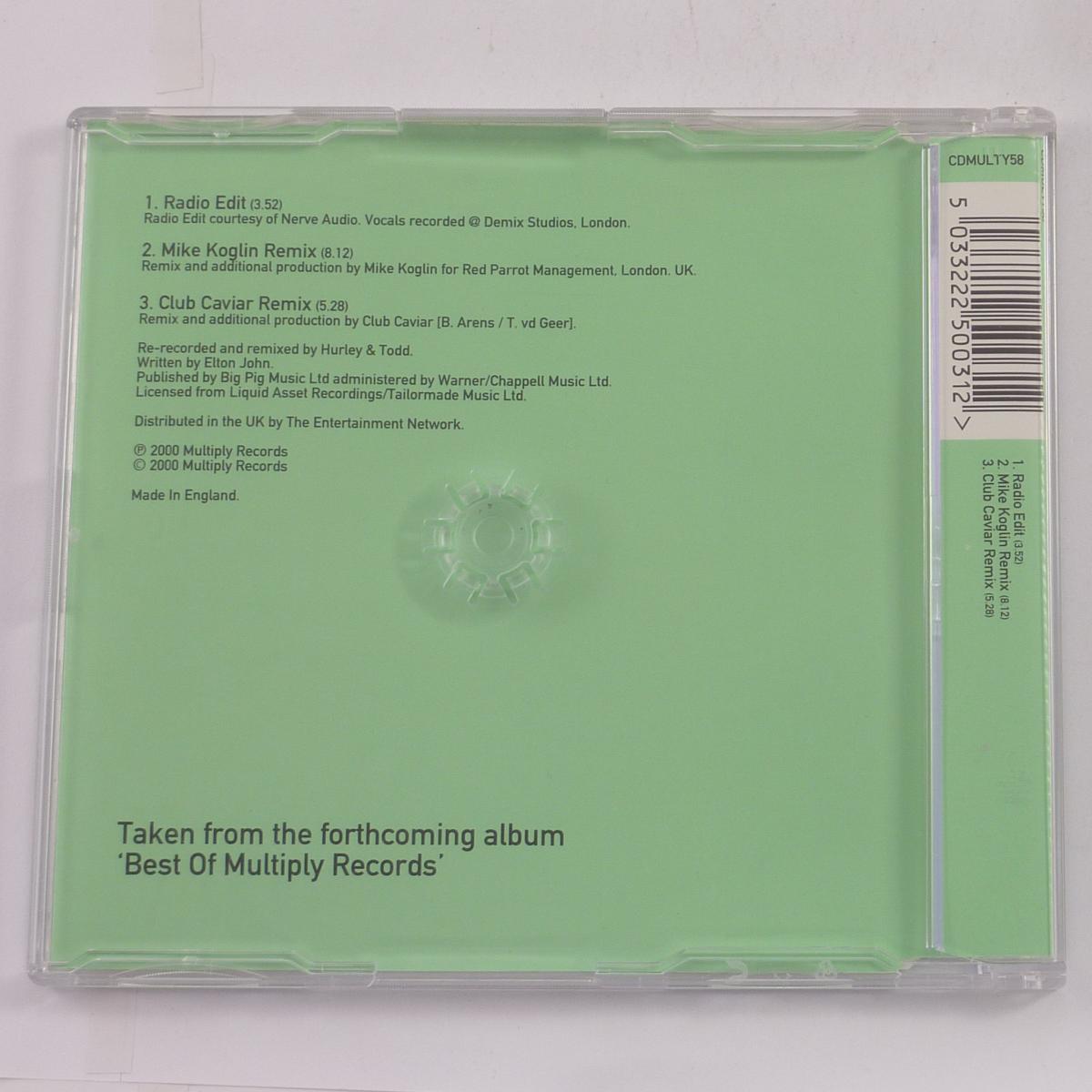 Hurley & Todd Sunstorm CD Single