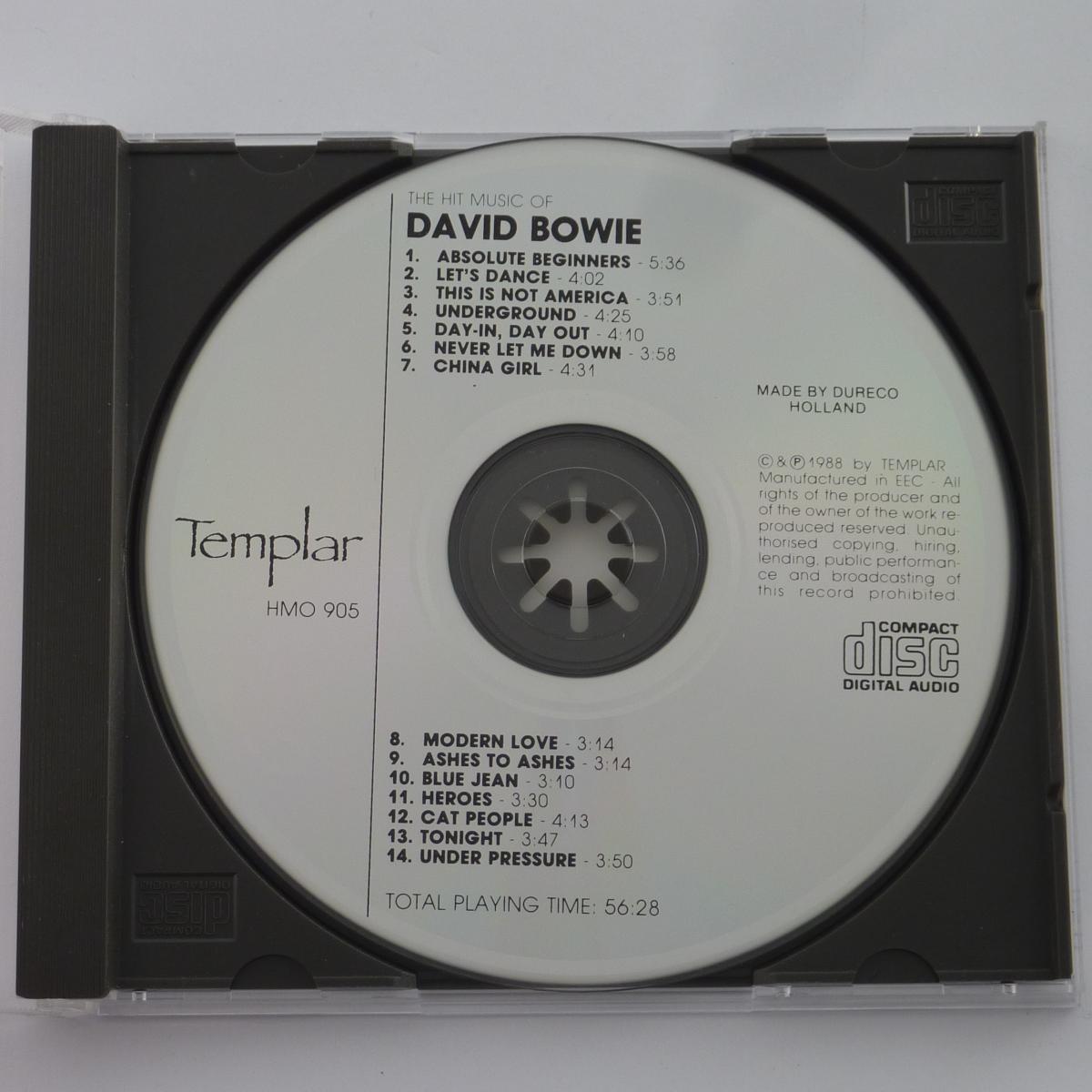 J. Luce The Hit Music Of David Bowie CD Album