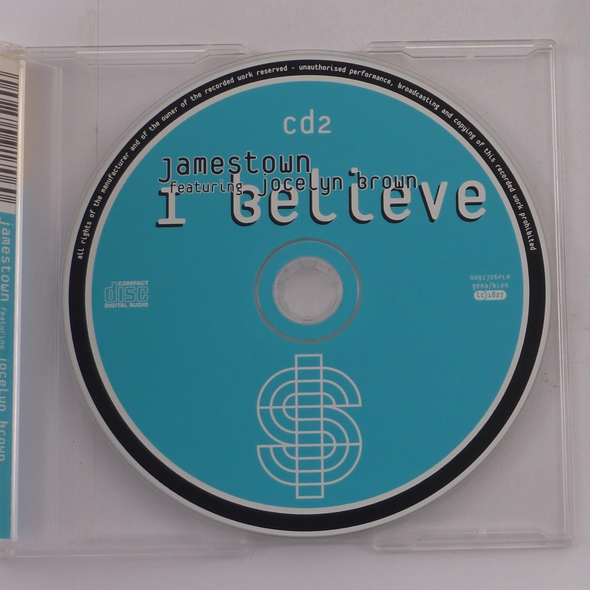 Jamestown Featuring Jocelyn Brown I Believe CD Single CD2