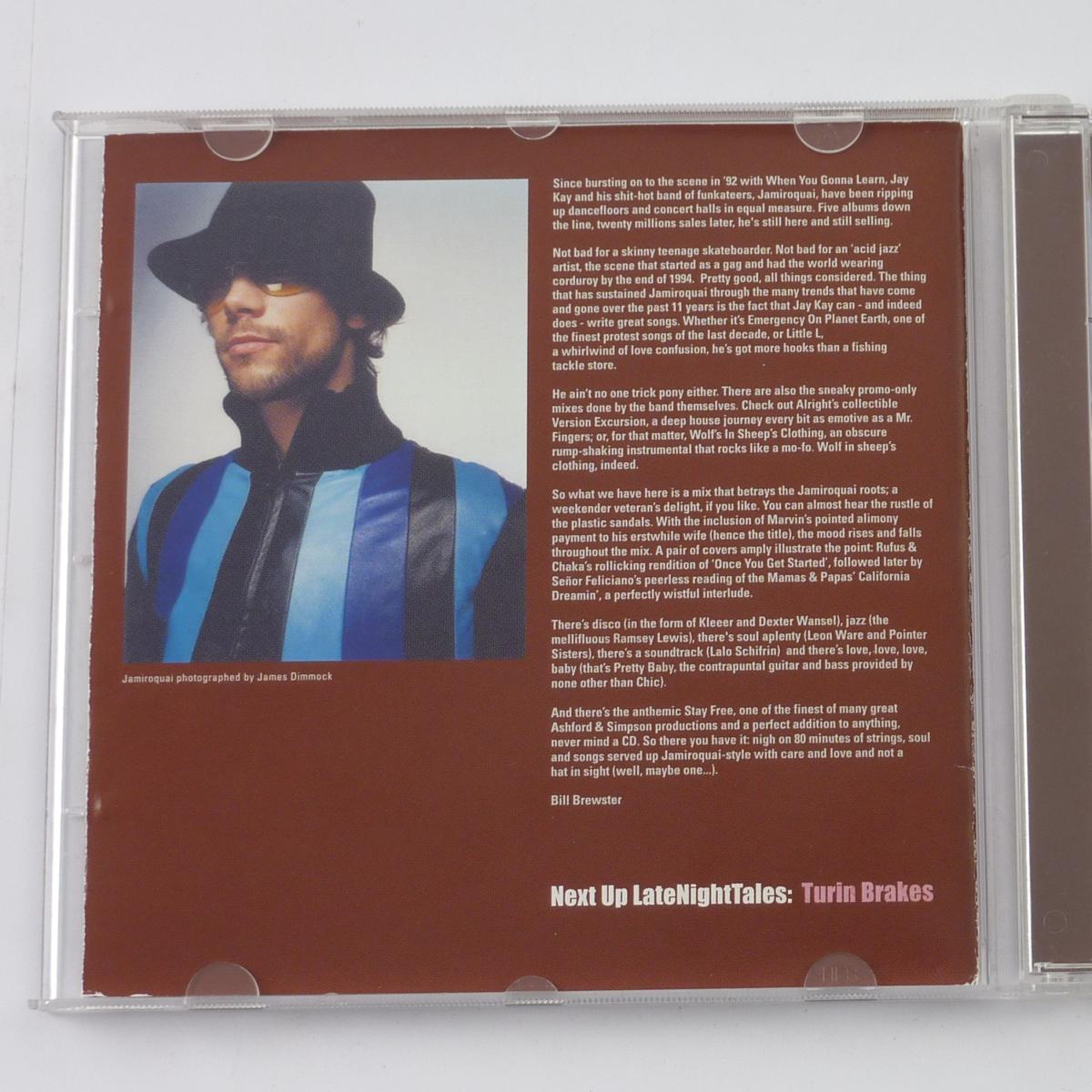 Jamiroquai LateNightTales CD Mixed Compilation