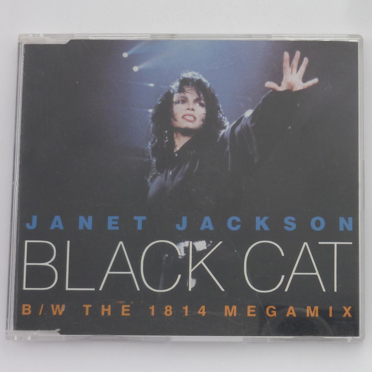 Janet Jackson Black Cat B/W The 1814 Megamix CD Single