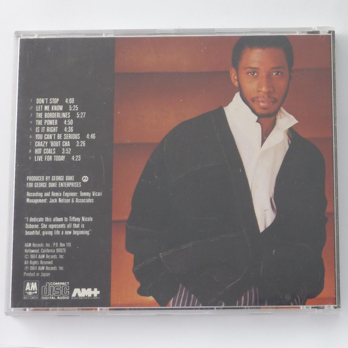 Jeffrey Osborne Don't Stop CD Album CSR Japan Pressing