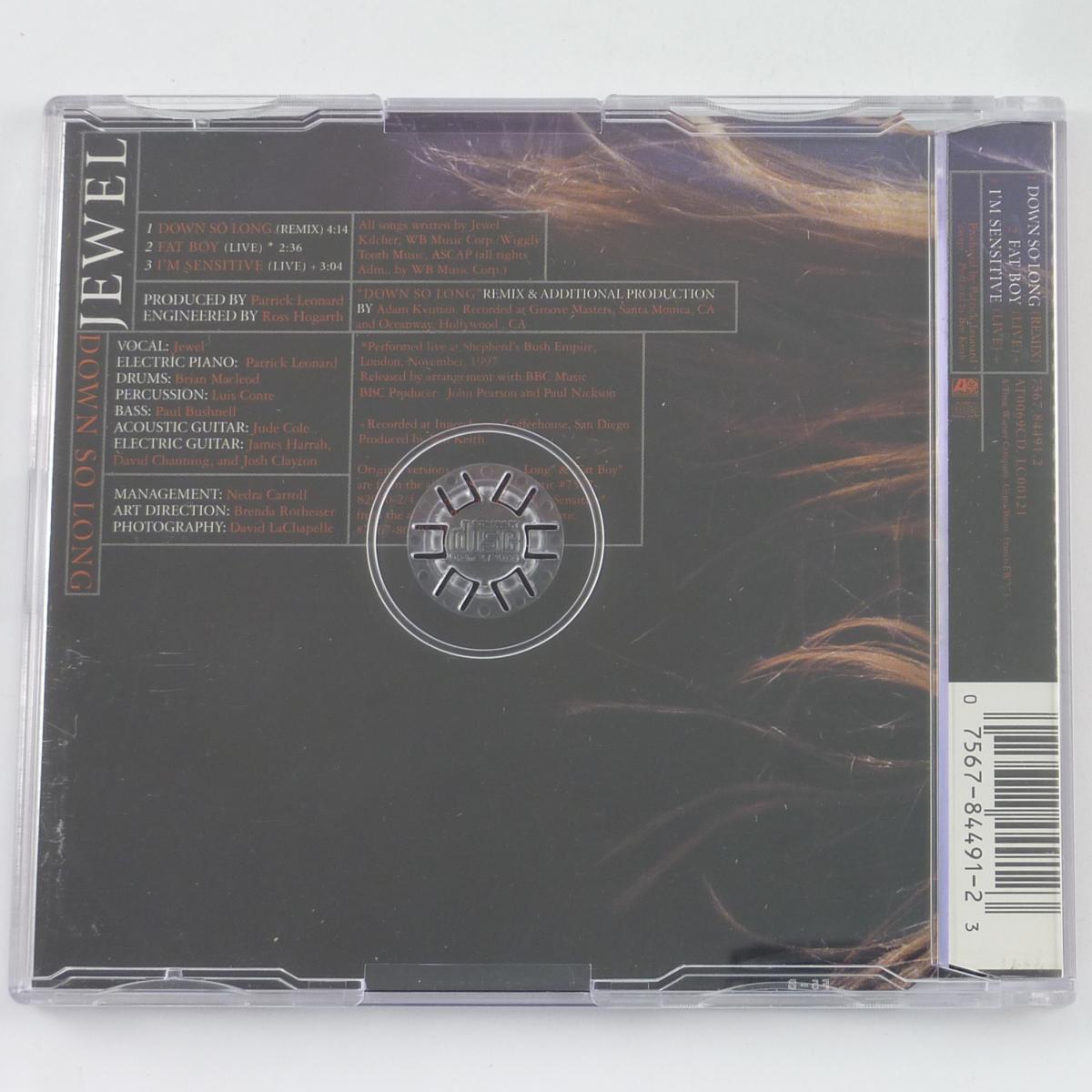 Jewel Down So Long CD Single