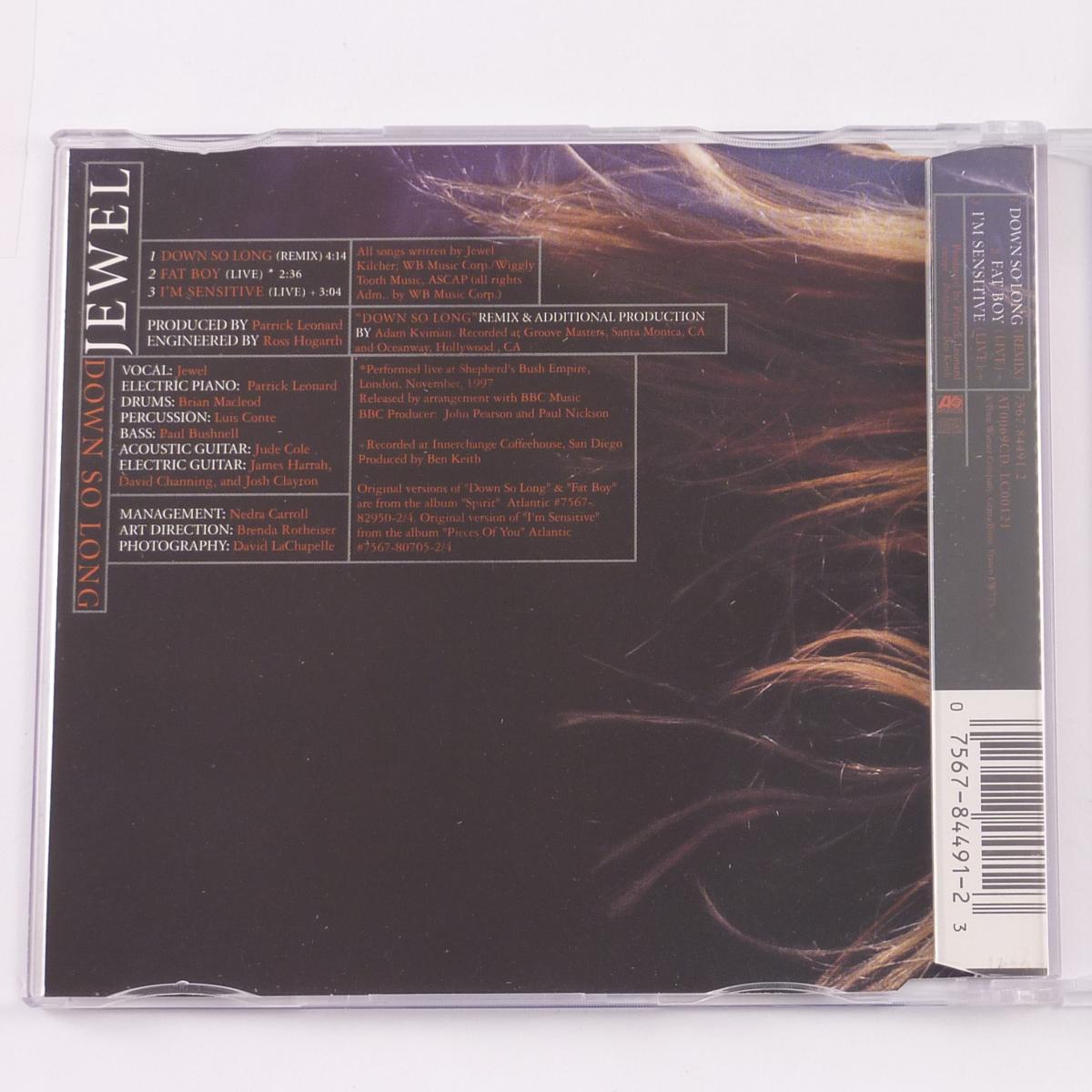 Jewel Down So Long CD Single