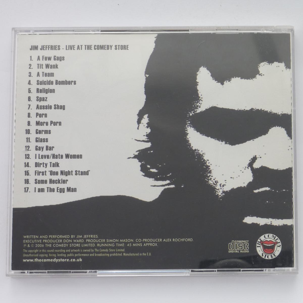 Jim Jeffries Hell Bound - Recorded Live At The Comedy Store CD