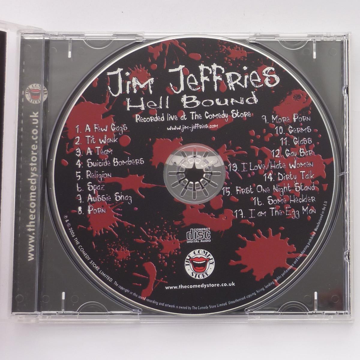 Jim Jeffries Hell Bound - Recorded Live At The Comedy Store CD