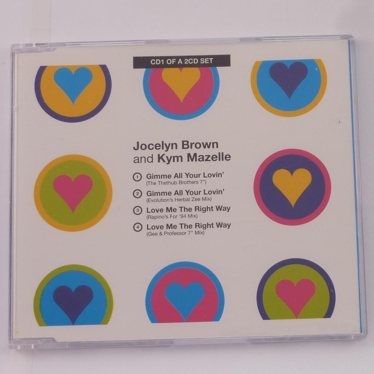 Jocelyn Brown And Kym Mazelle Gimme All Your Lovin' CD Single CD1