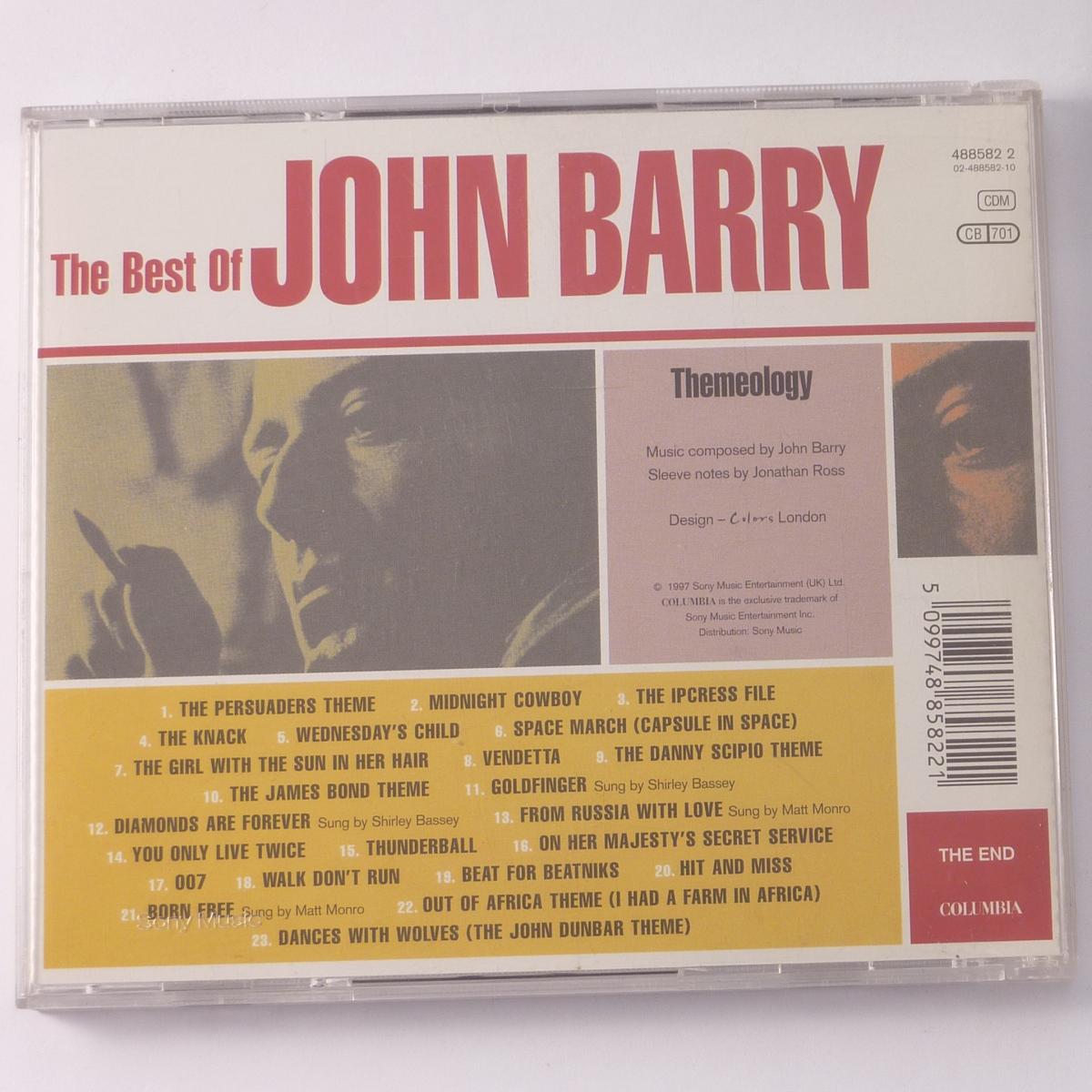 John Barry The Best Of John Barry - Themeology CD Compilation