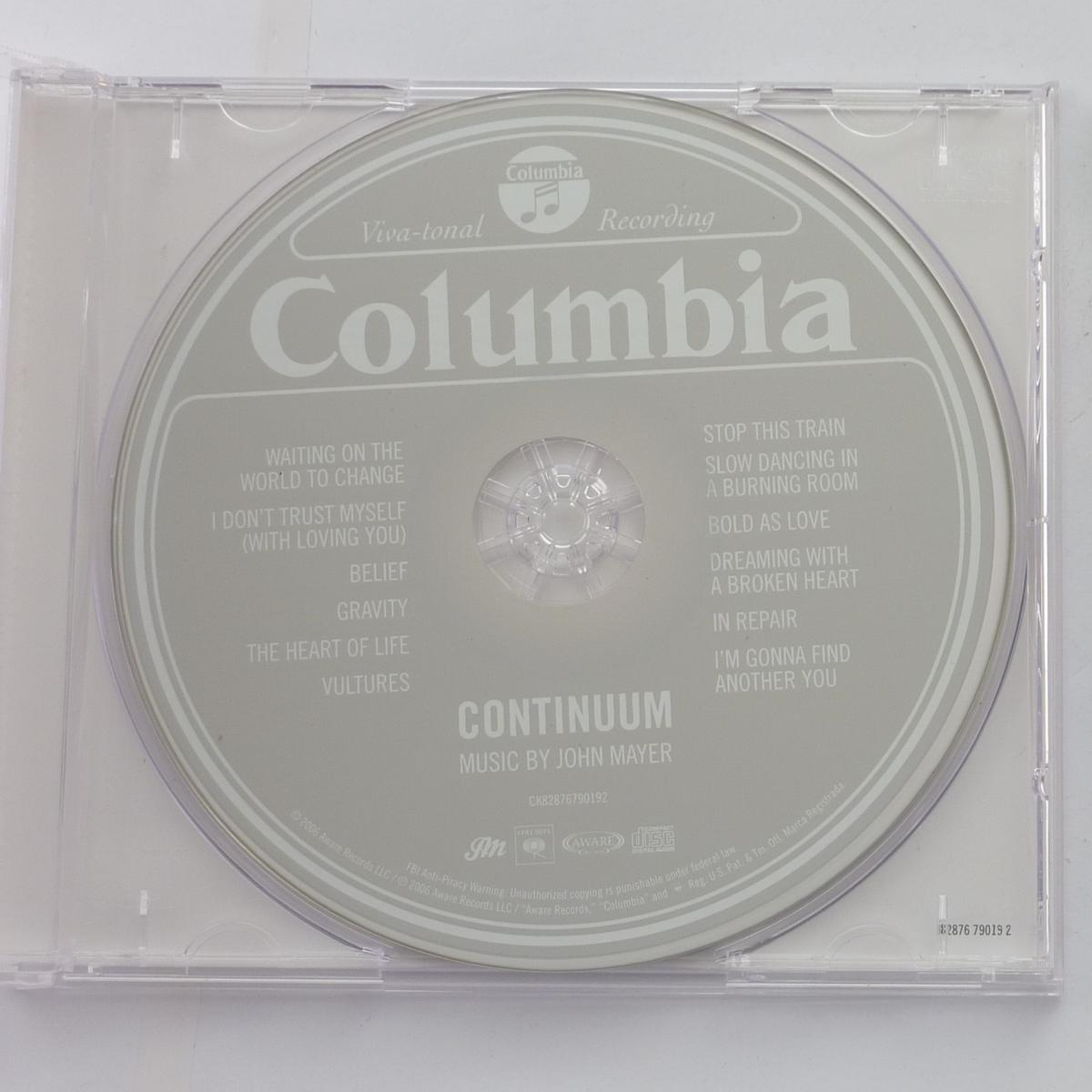 John Mayer Continuum CD Album Pitman