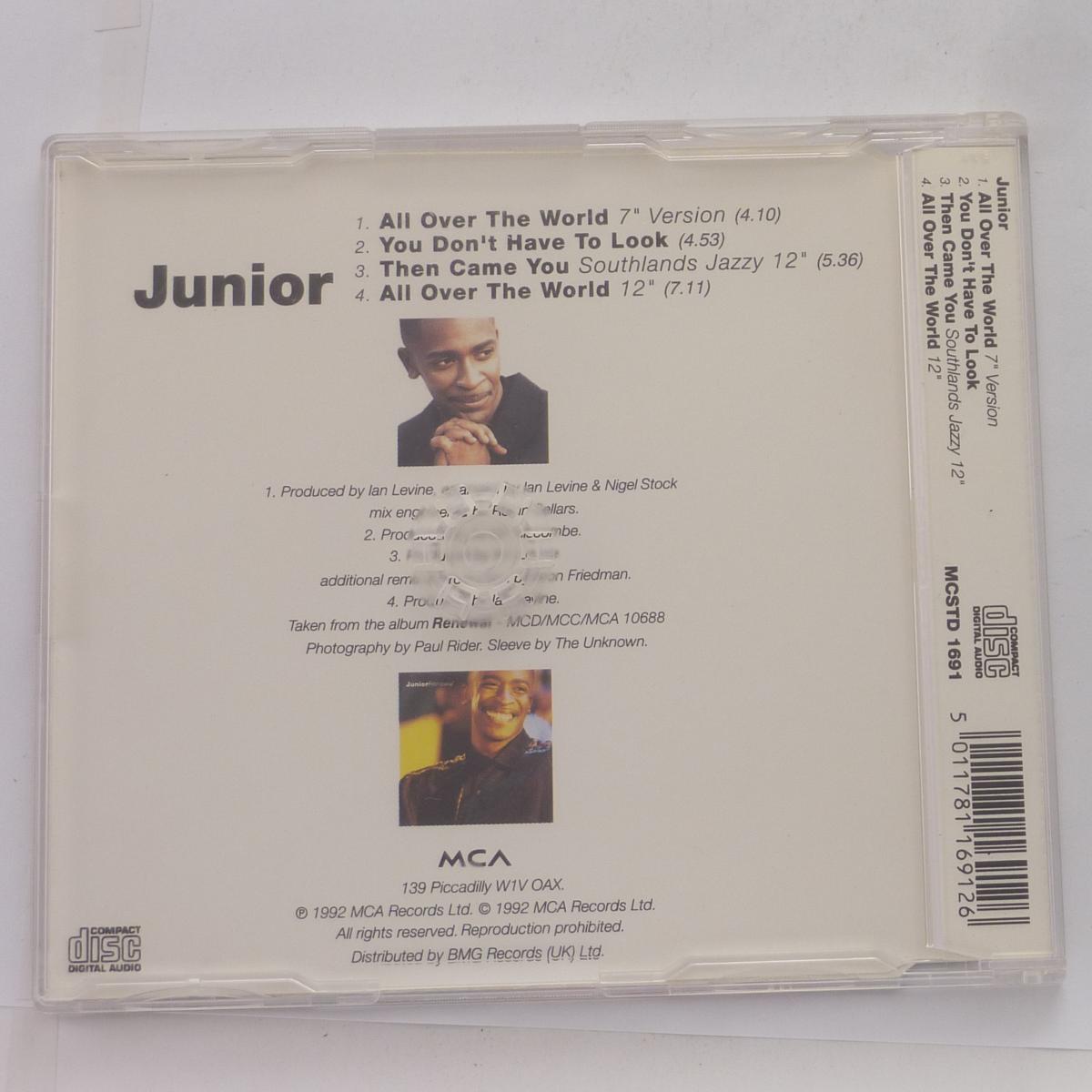 Junior All Over The World CD Single