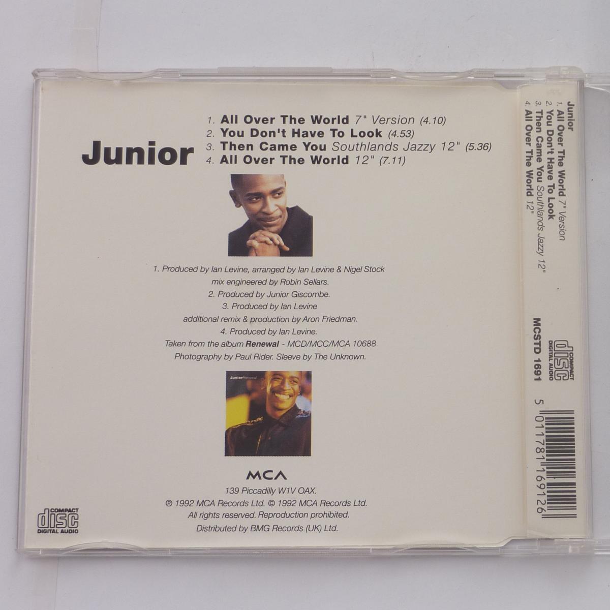 Junior All Over The World CD Single