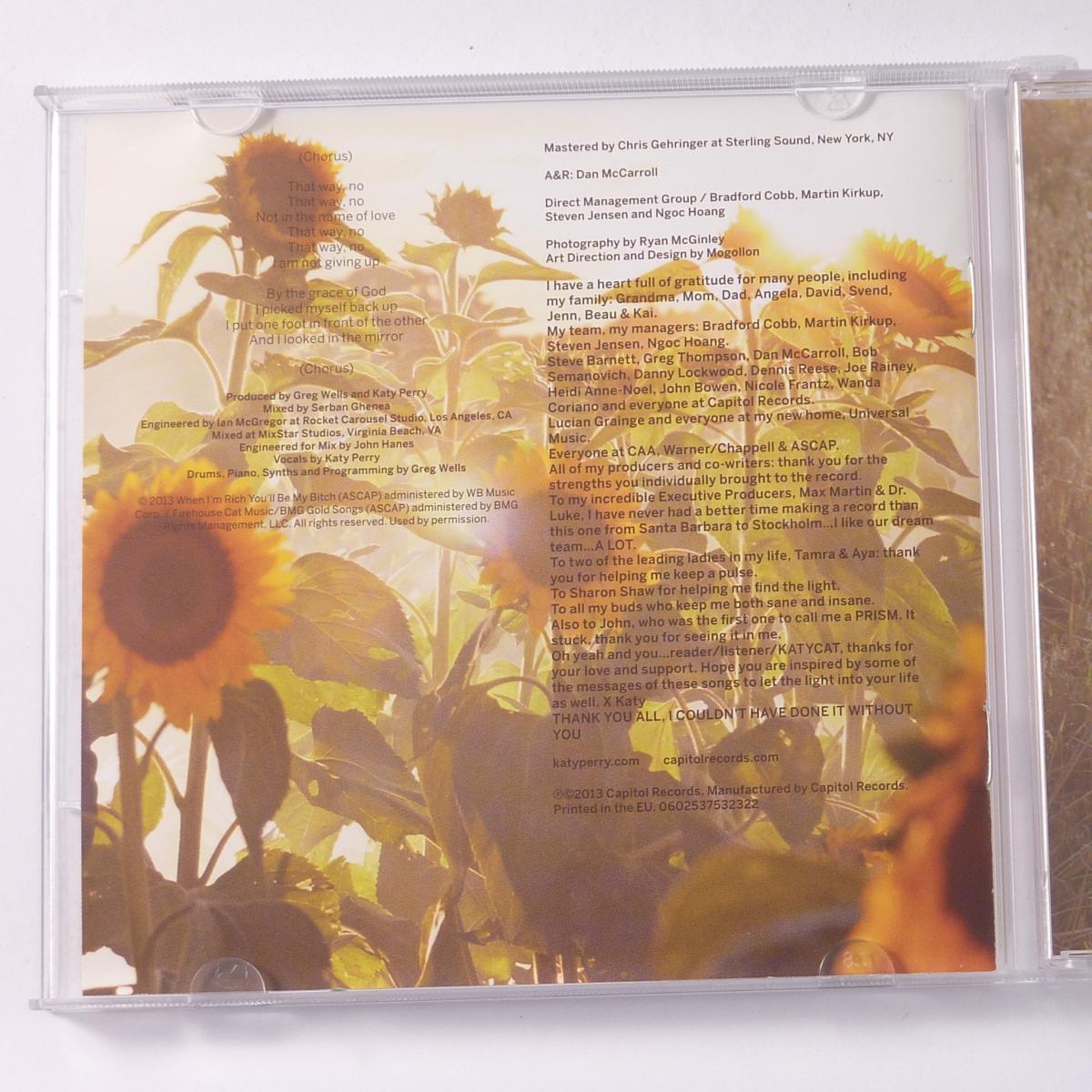 Katy Perry Prism CD Album