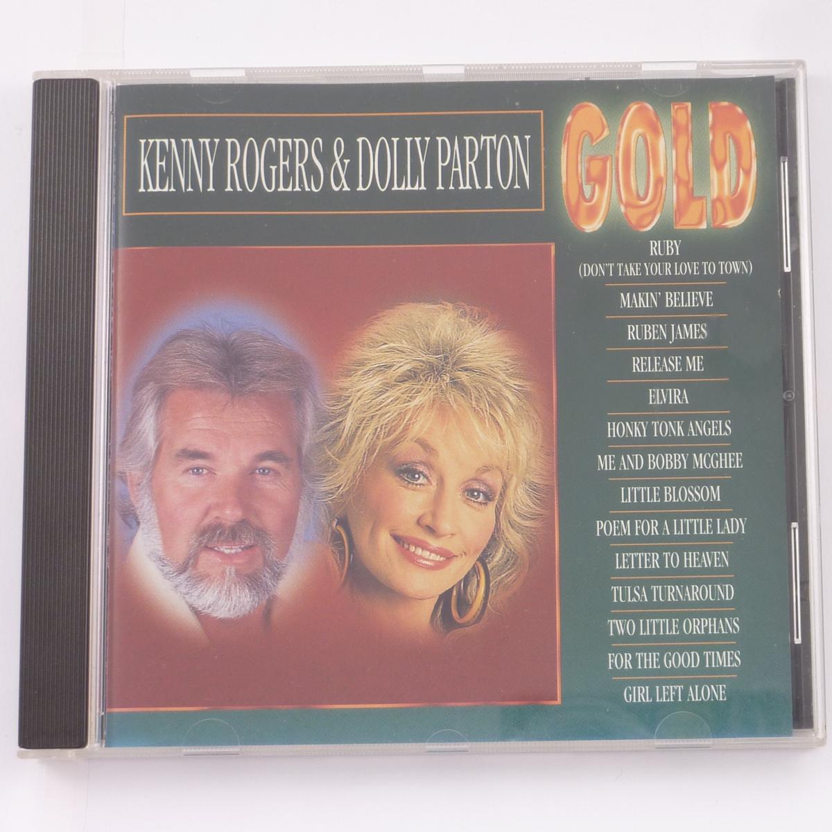 Kenny Rogers & Dolly Parton Gold CD Album Compilation