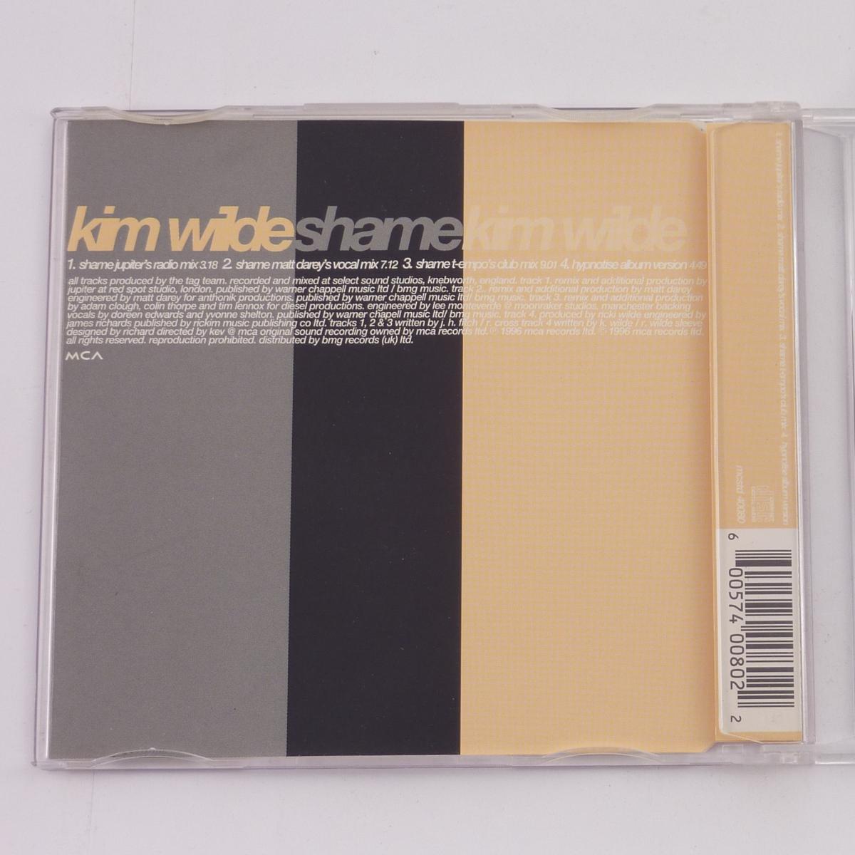 Kim Wilde Shame CD Single