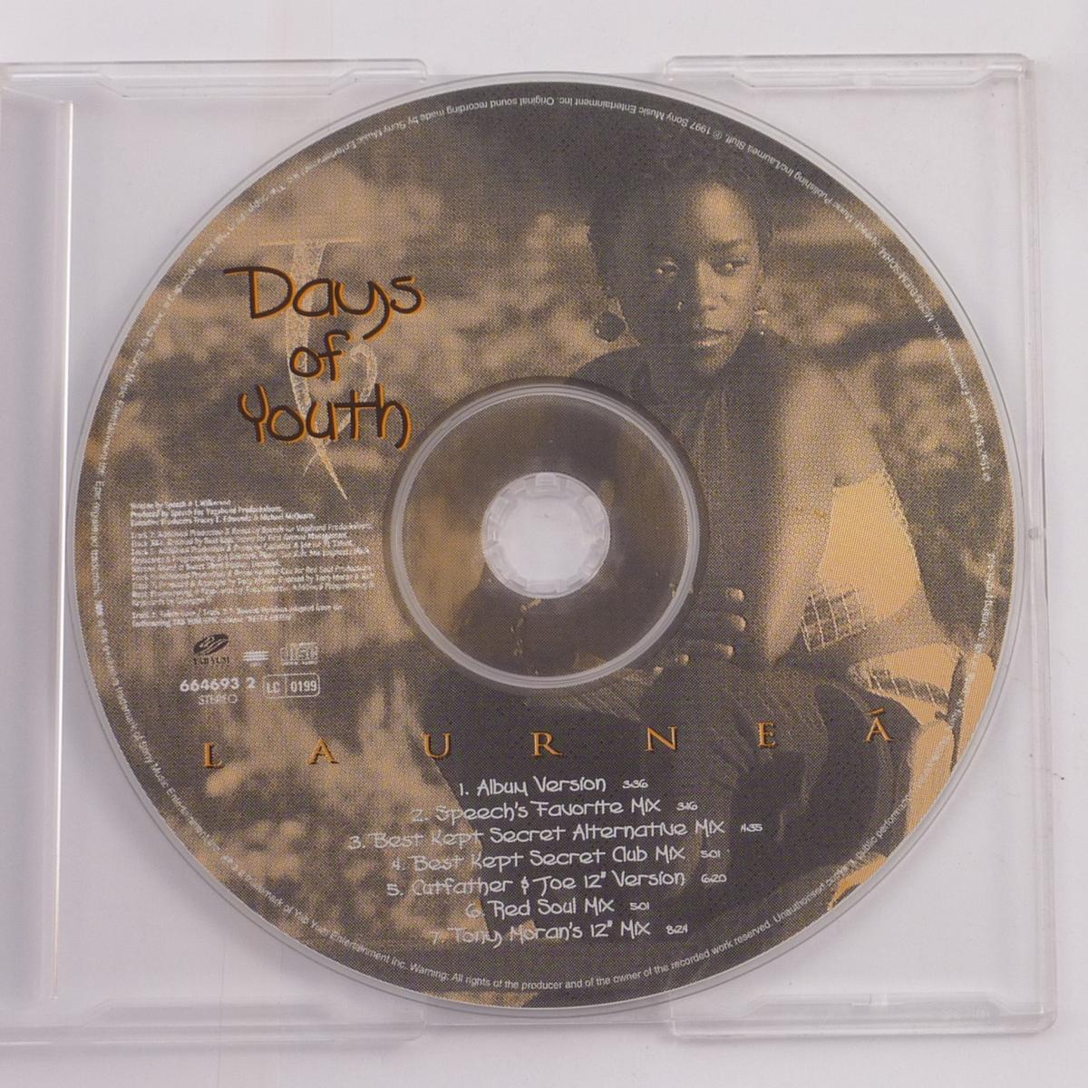 Laurneá Days Of Youth CD Single