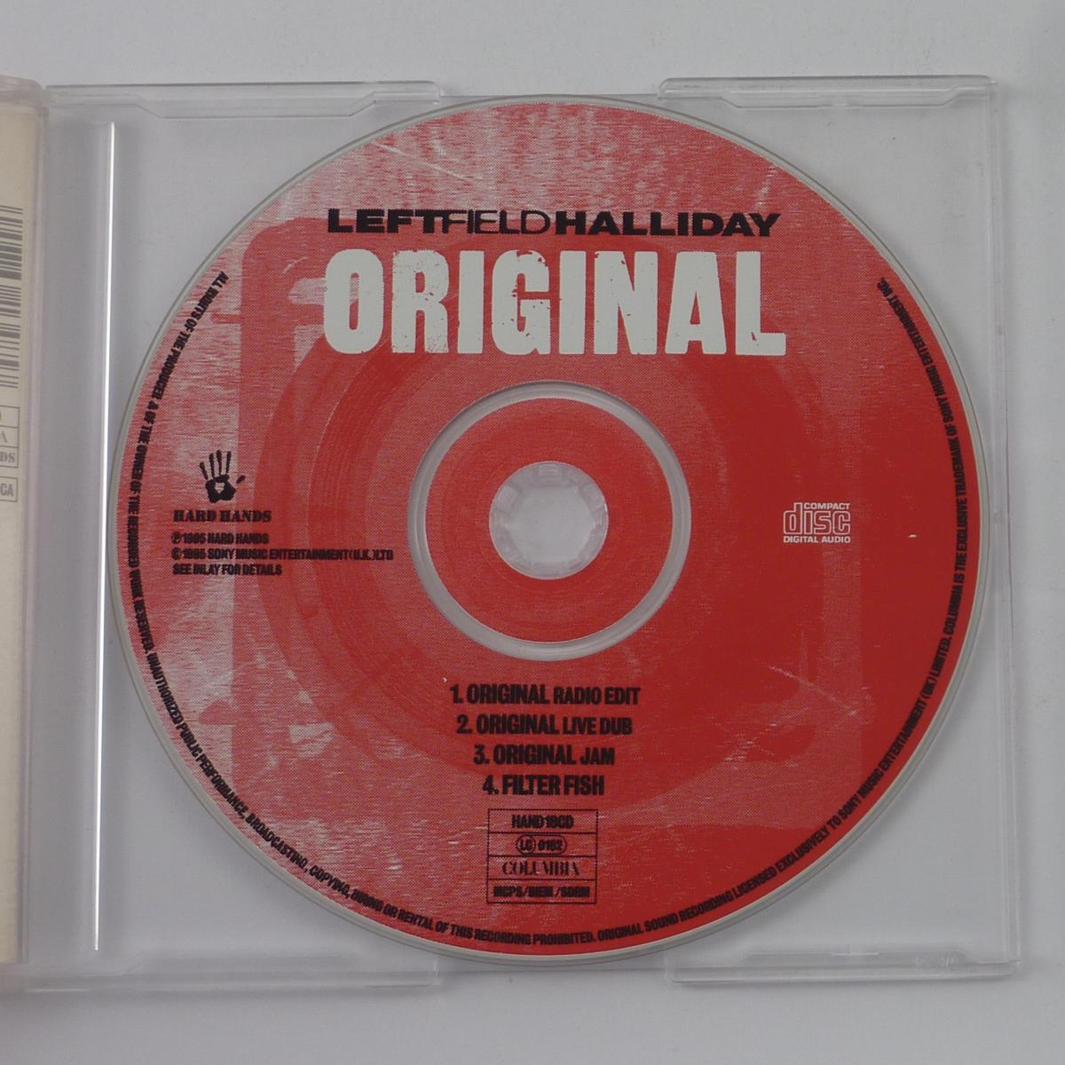 Leftfield, Halliday Original CD Single