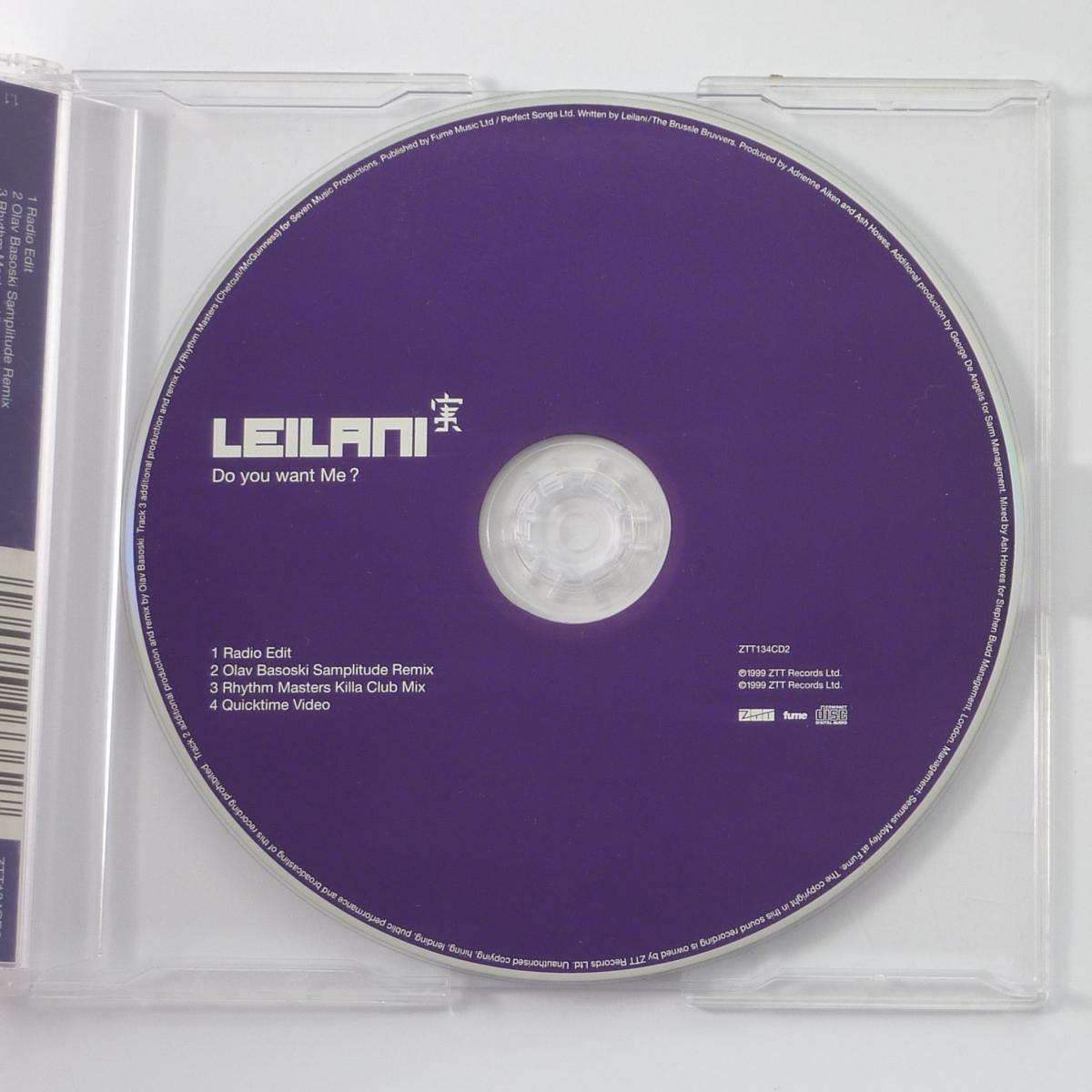Leilani Do You Want Me? CD Single Enhanced