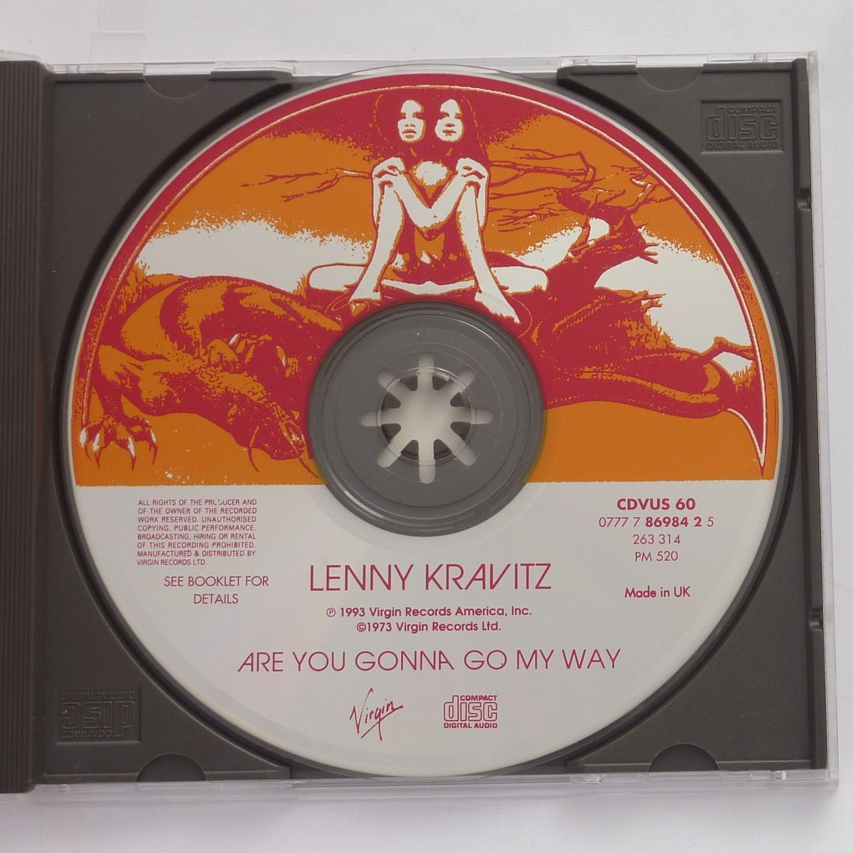 Lenny Kravitz Are You Gonna Go My Way CD Album