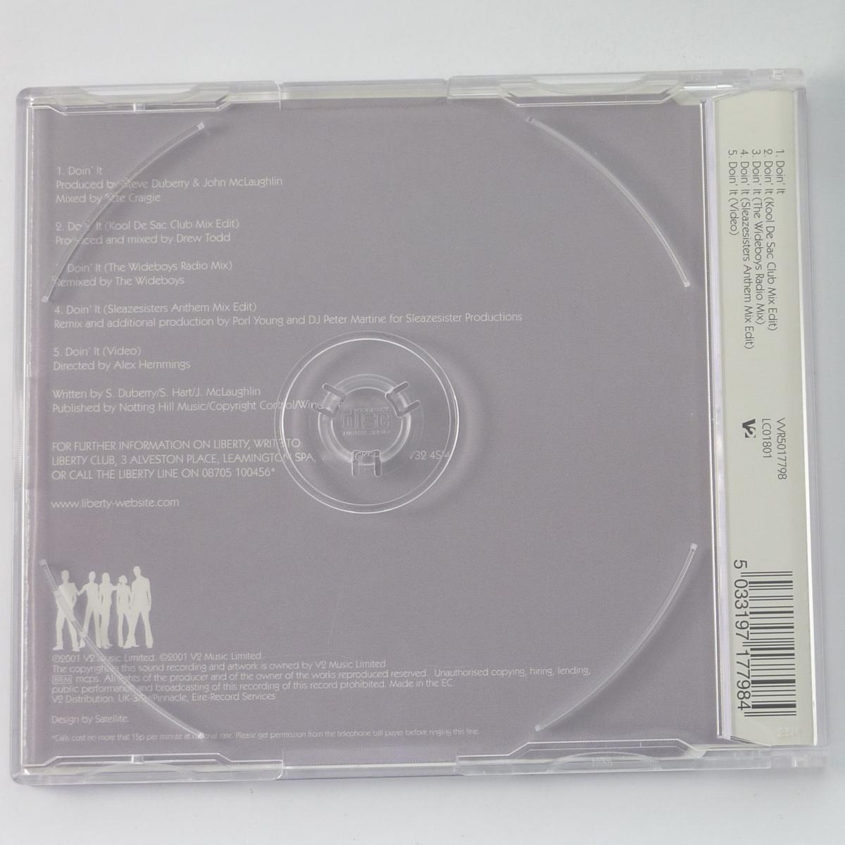 Liberty* Doin' It CD Single Enhanced