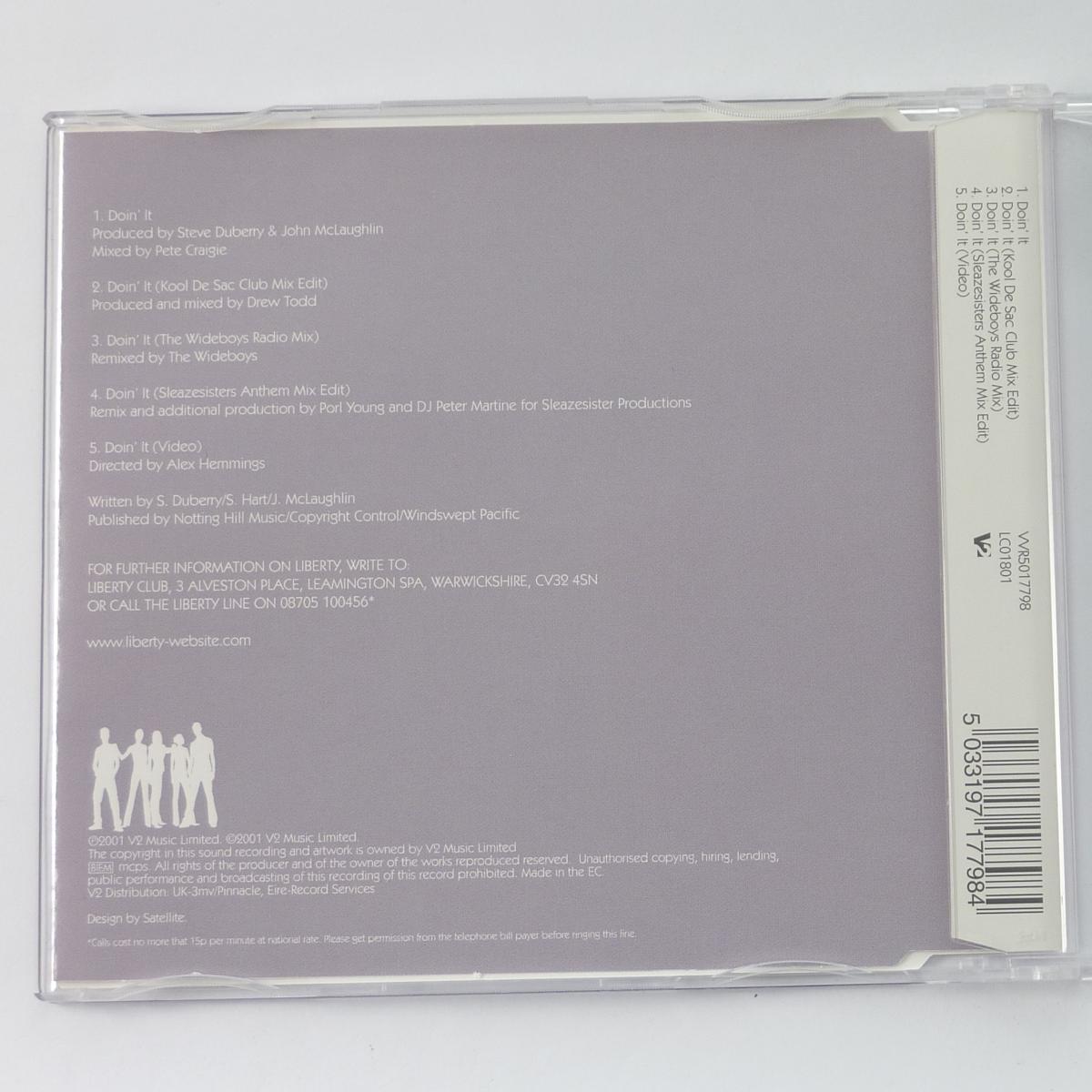Liberty* Doin' It CD Single Enhanced
