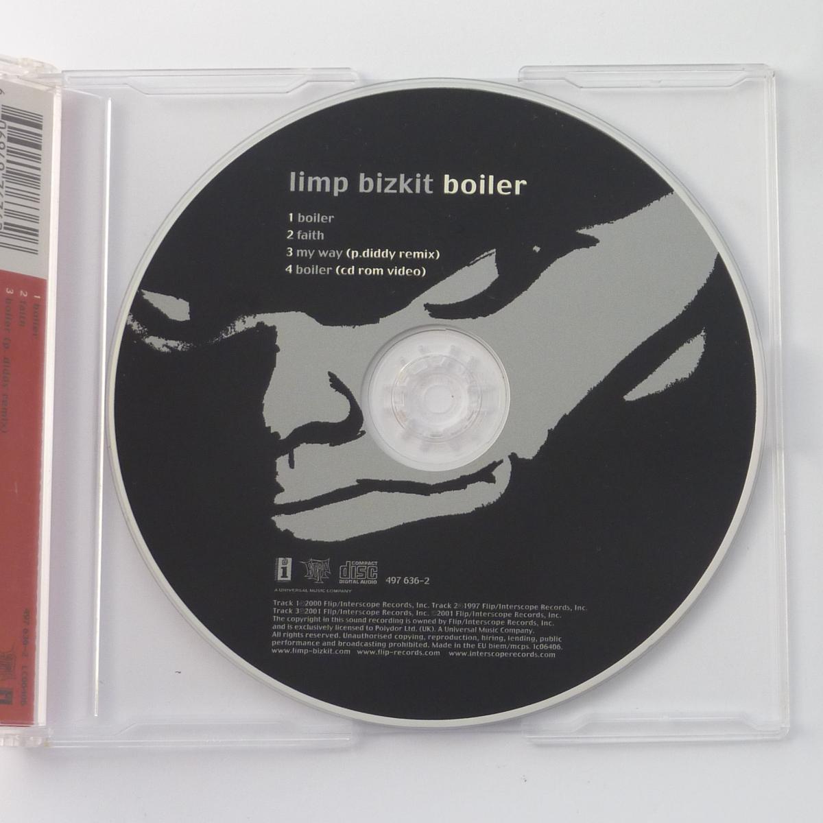 Limp Bizkit Boiler CD Single Enhanced