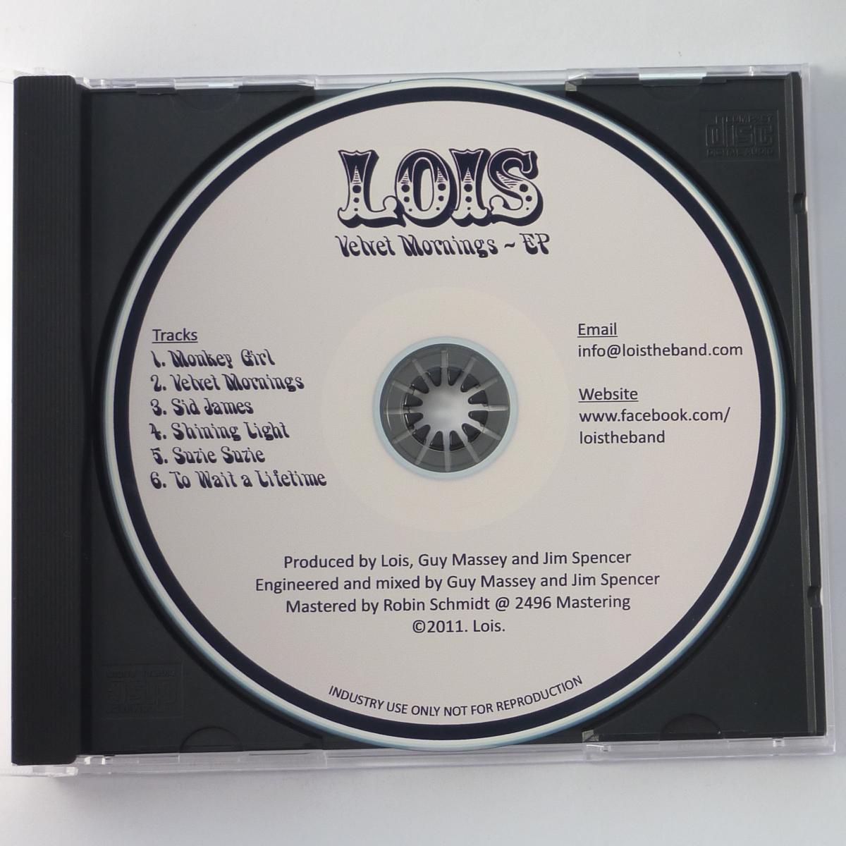 Lois Velvet Mornings CDr EP